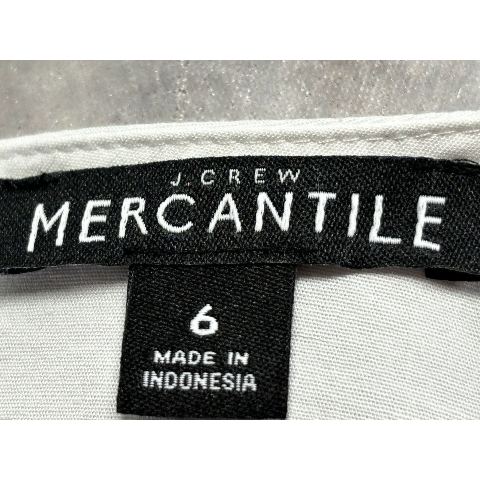 J.Crew J. Crew Mercantile Blouse Womens White Cotton Classic Tiered Bell Sleeve Top 6 Size M / US 6-8 / IT 42-44 - 6 Thumbnail