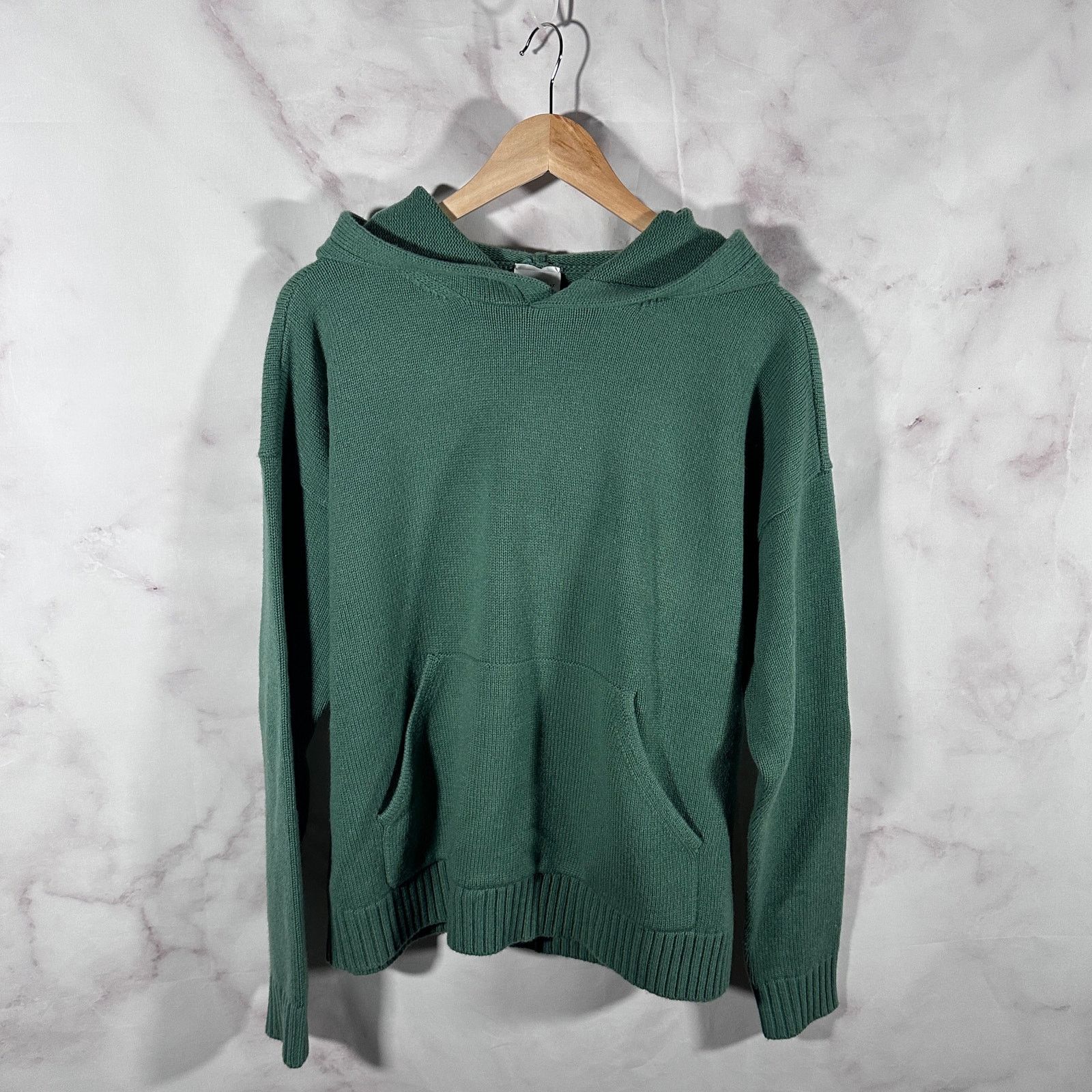 HIDDEN Hidden NY Green Cashmere Knit Hoodie Size US S / EU 44-46 / 1 - 3 Thumbnail