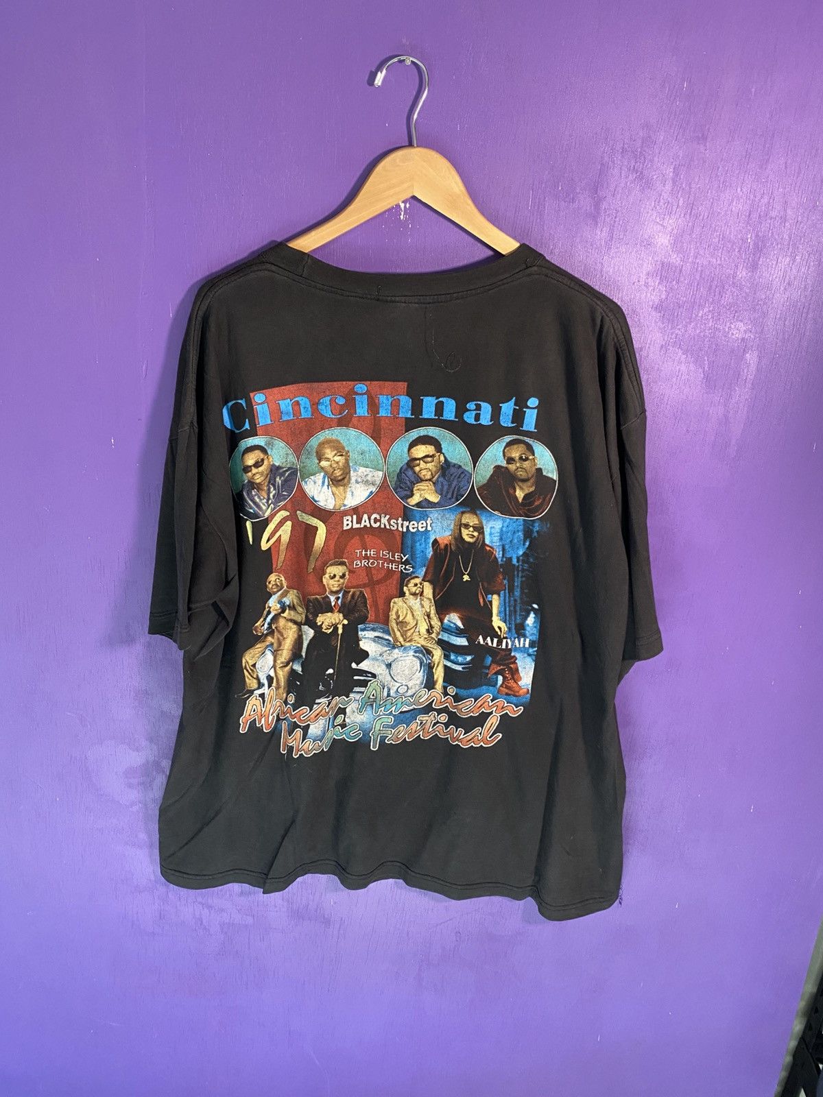 Rap Tees Vintage 1997 Cincinnati music festival rap tee Size US XL / EU 56 / 4 - 2 Thumbnail
