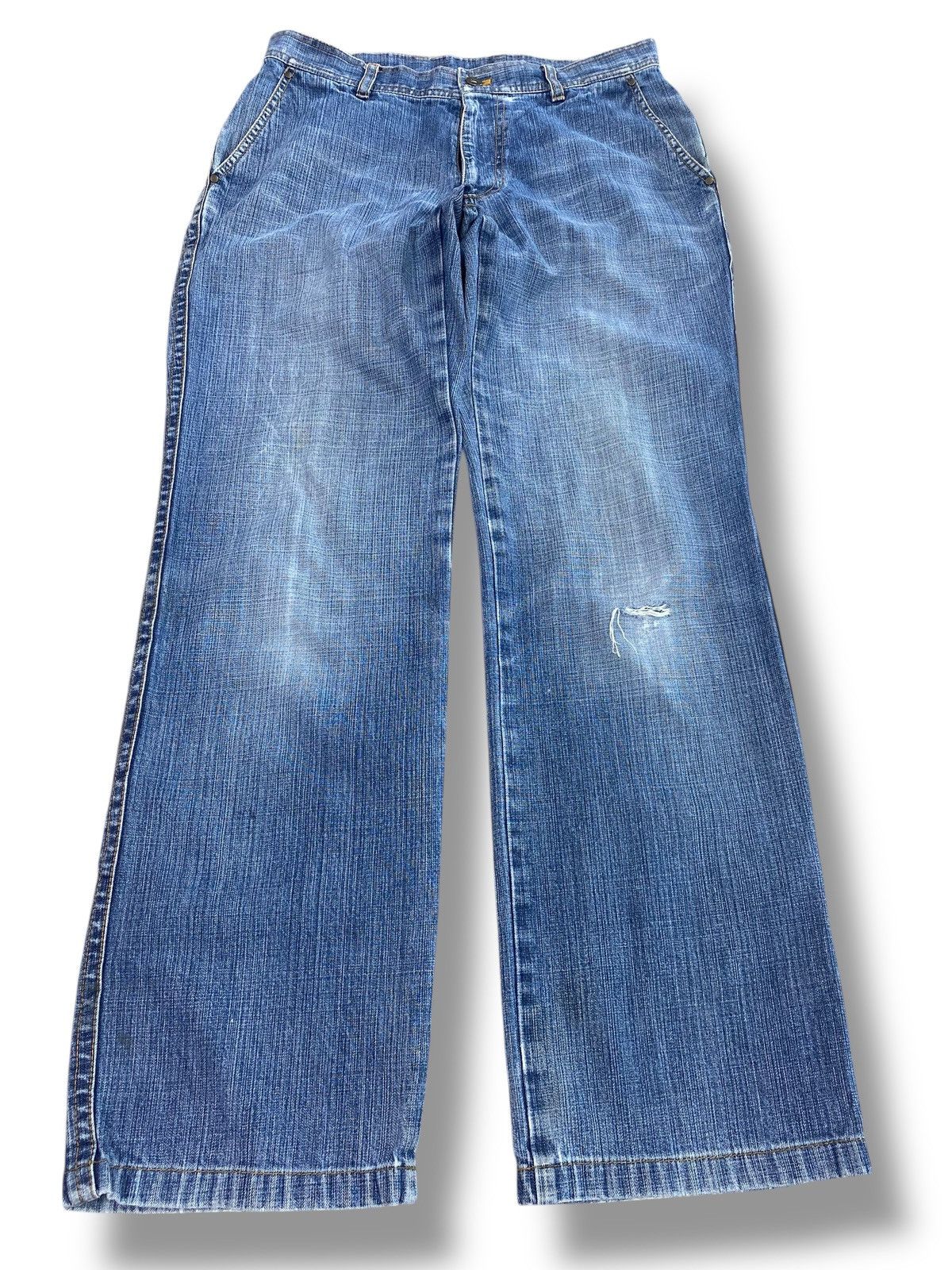 Japanese Brand Japanese Brand Faded Wash Style Loose Jeans Size US 30 / EU 46 - 1 Thumbnail