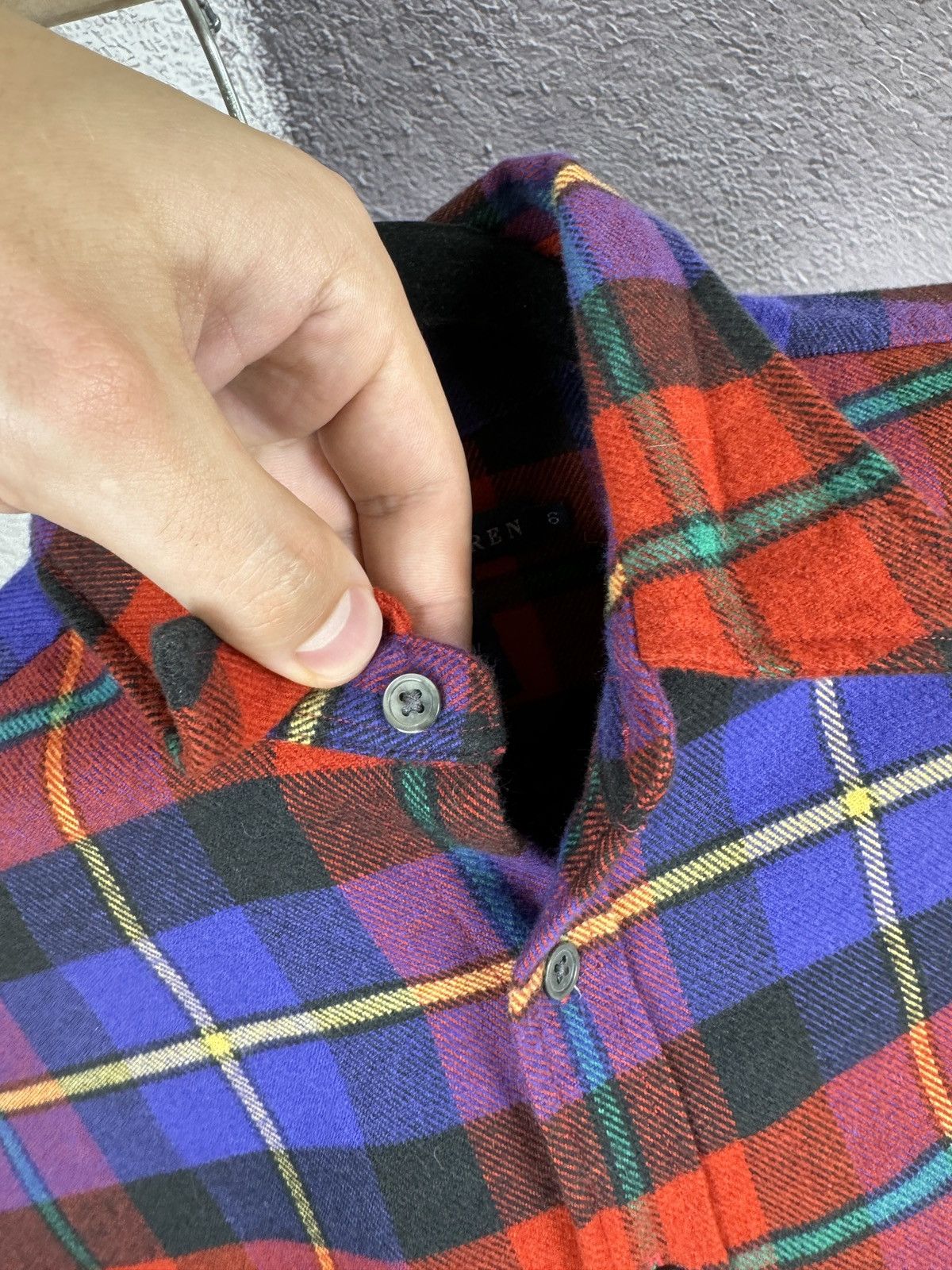 Ralph Lauren Ralph Lauren vintage checkered wool cotton flannel shirt Size M / US 6-8 / IT 42-44 - 7 Thumbnail