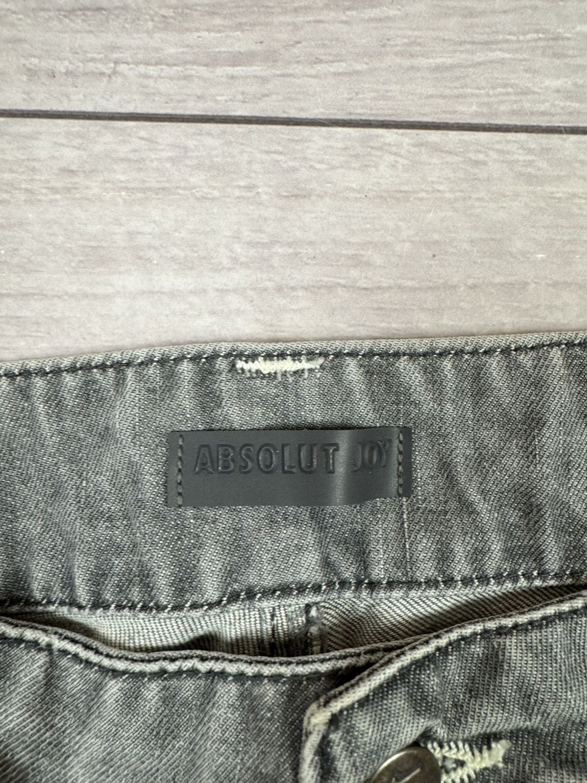 Absolut Joy Absolut Joy Einstein Distressed Denim Jeans XL sz Size US 36 / EU 52 - 10 Thumbnail