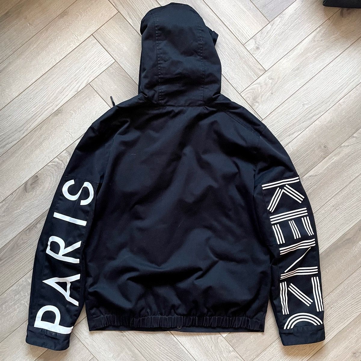 Kenzo Kenzo Paris Spell Out Black Coat Size US S / EU 44-46 / 1 - 12 Thumbnail