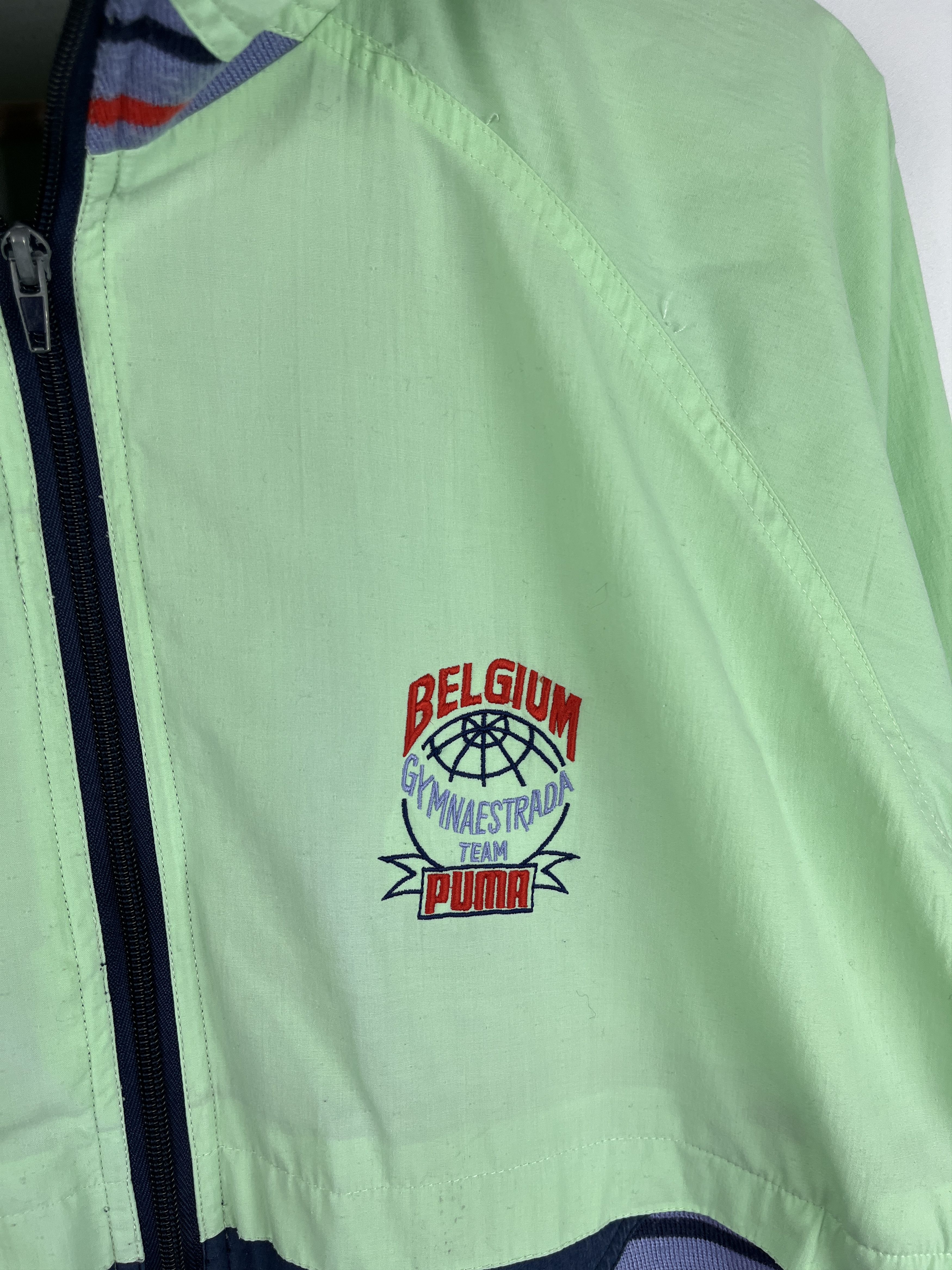 Puma 90's Puma Vintage Belgium Gymnaestrada Team Track Jacket Size US L / EU 52-54 / 3 - 8 Thumbnail