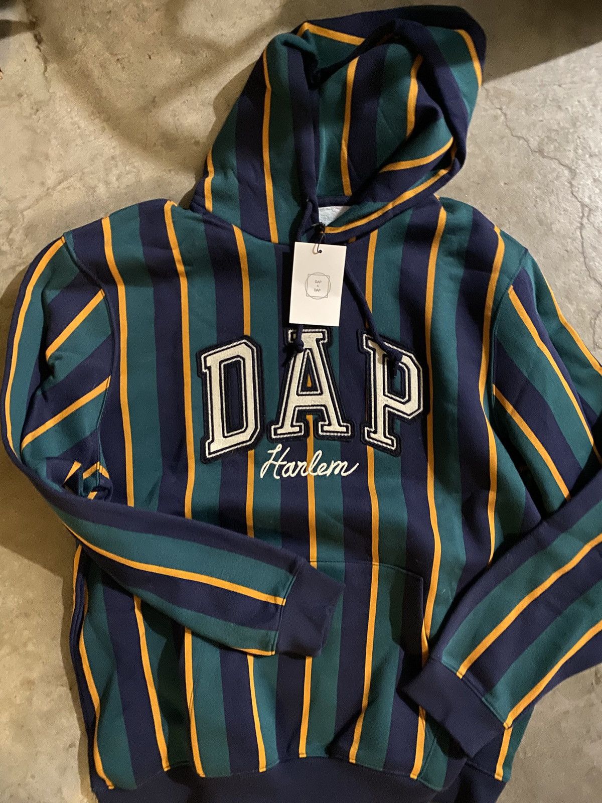 Dapper Dan × Gap New Dapper Dan GAP Striped Hoodie Size US L / EU 52-54 / 3 - 1 Thumbnail