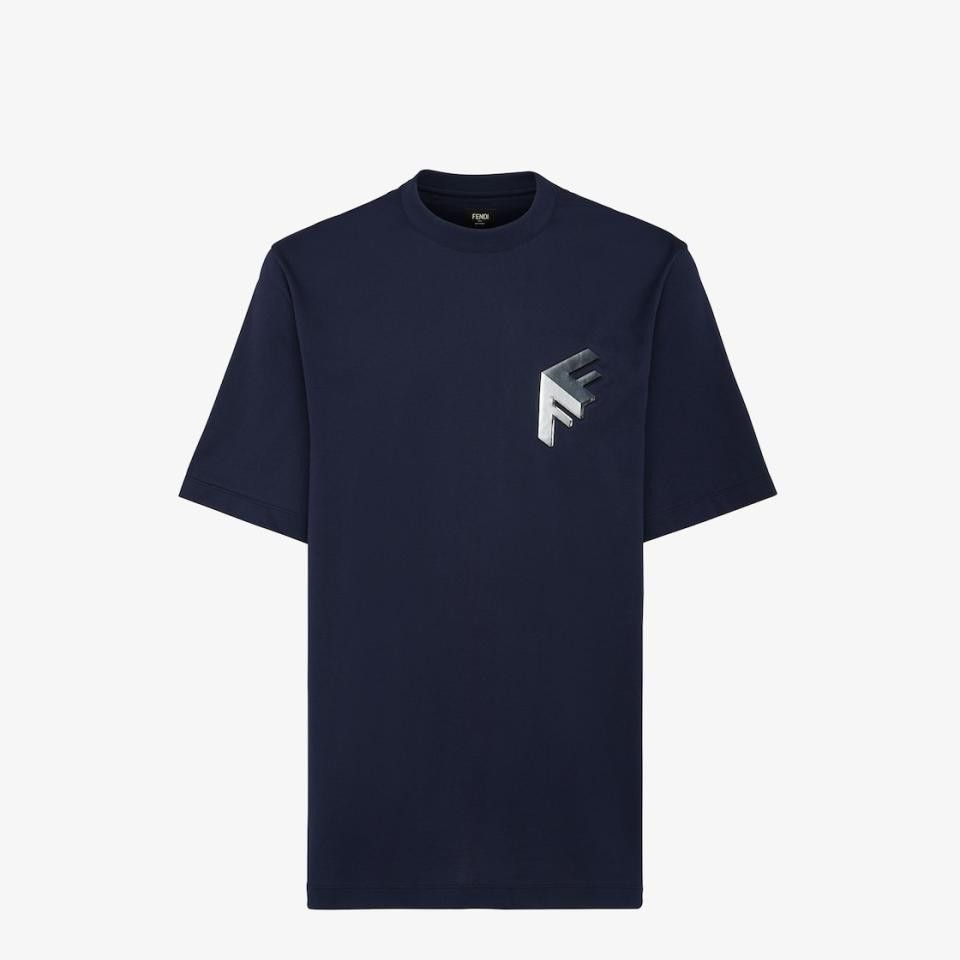 Fendi o1loc1c0824 T-Shirt in Blue Size US XL / EU 56 / 4 - 1 Thumbnail