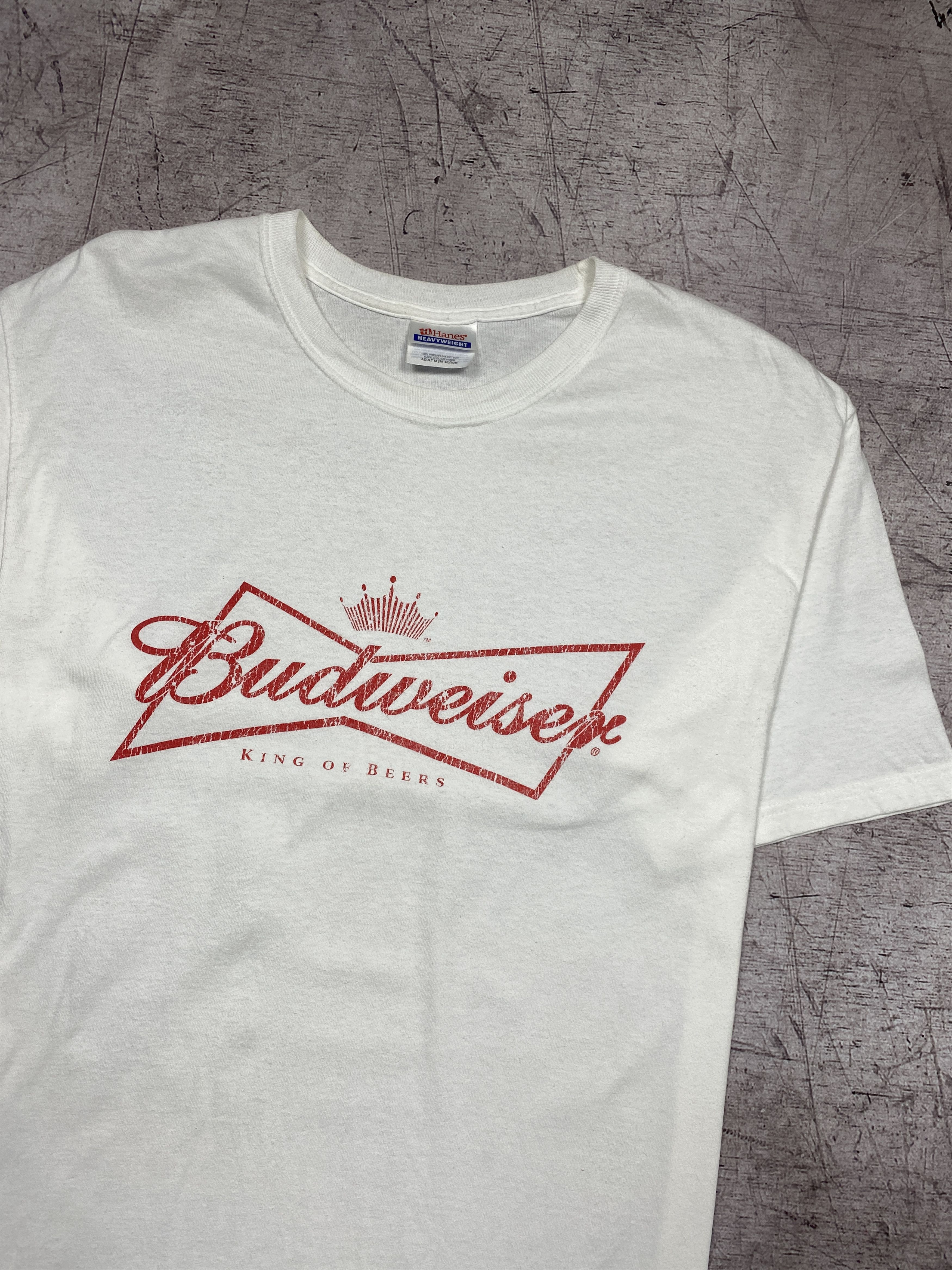 Budweiser Budweiser 90s Vintage Mens Crew Neck T-Shirt Size US M / EU 48-50 / 2 - 2 Thumbnail