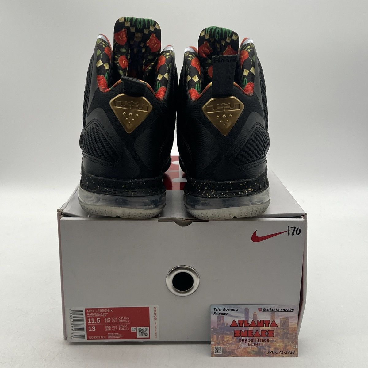 Nike Lebron 9 watch the throne Size US 11.5 / EU 44-45 - 3 Thumbnail