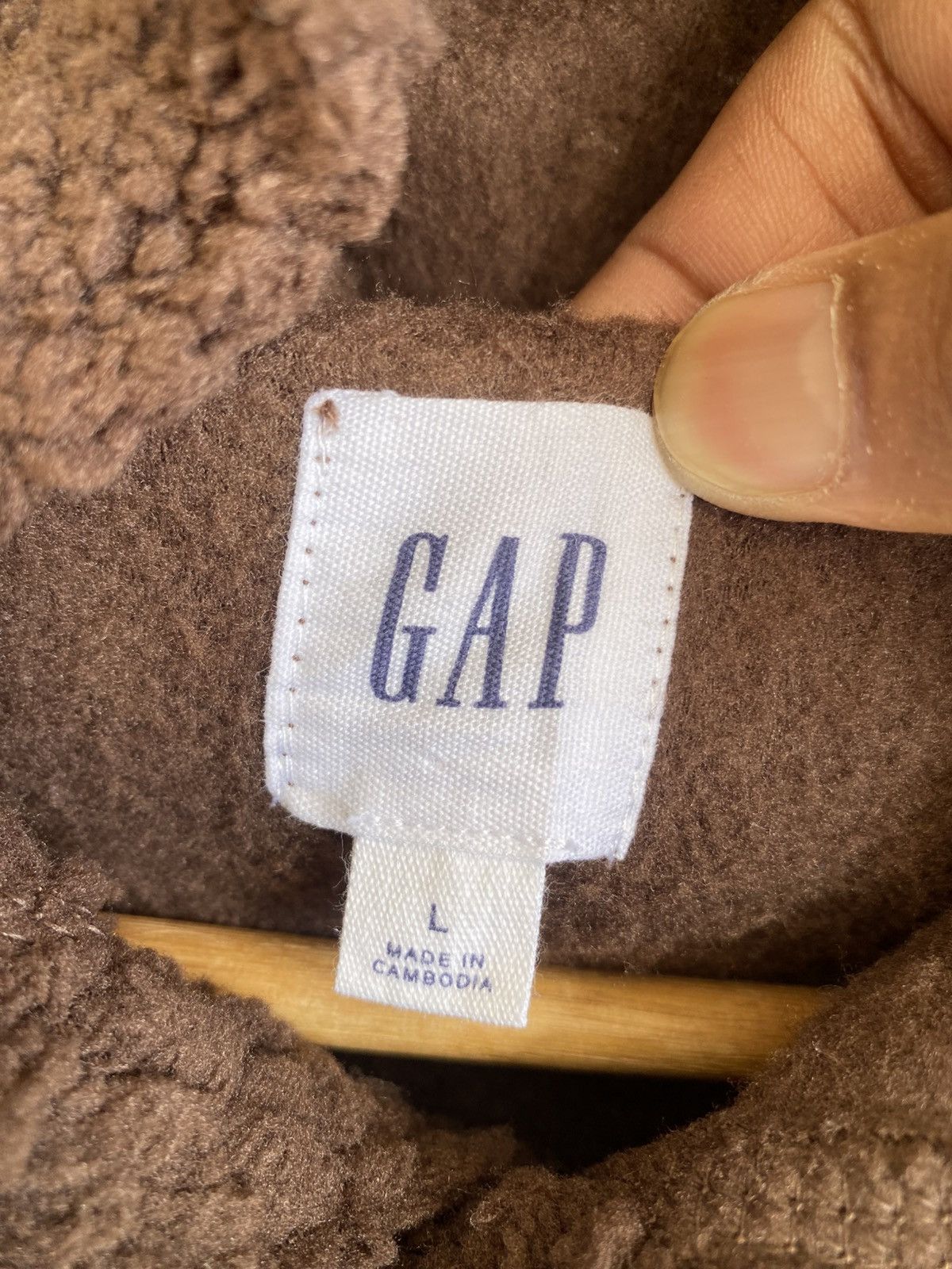 Gap GAP sherpa hoodie - oversizes 23.5” x 28.5” Size US L / EU 52-54 / 3 - 7 Thumbnail
