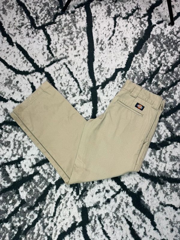 Dickies Dickies Beige Logo Chino Pants 29 x 30 Skate Size US 29 - 5 Thumbnail