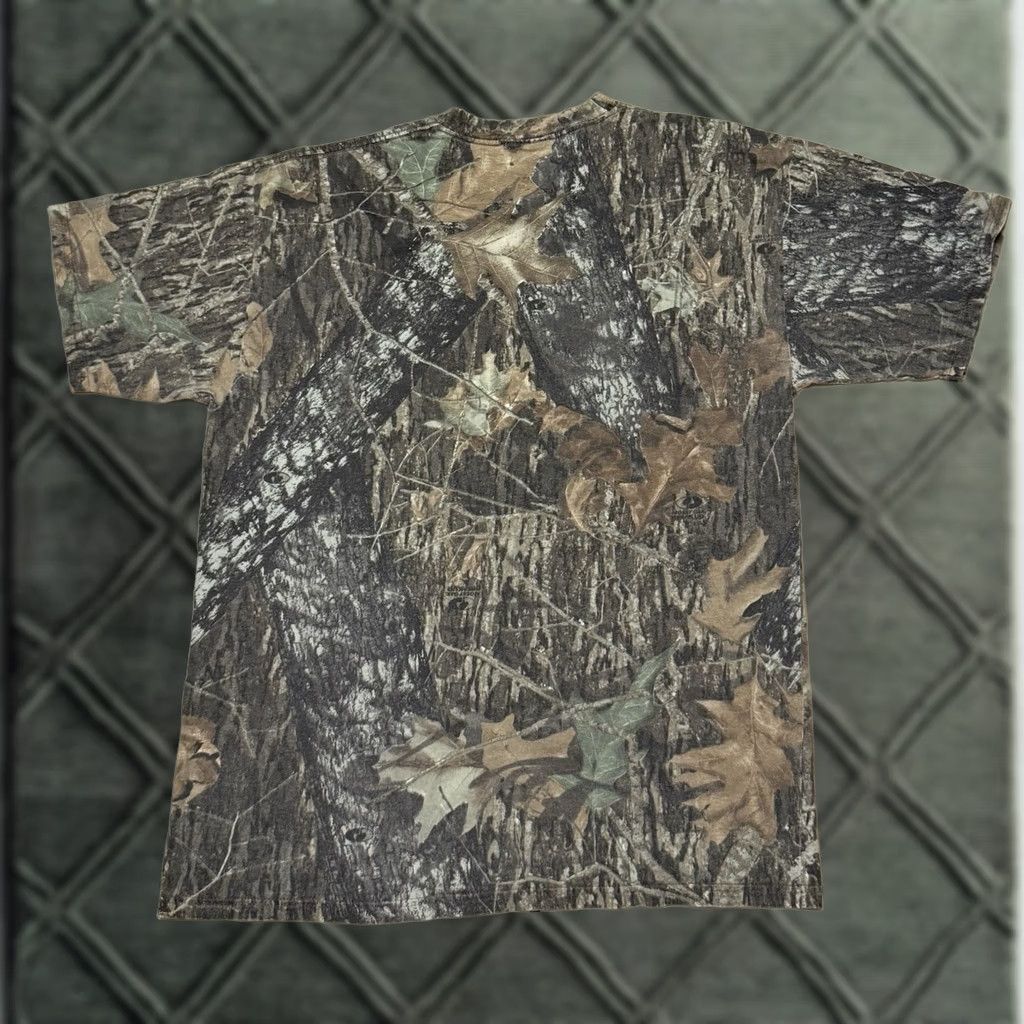 Jerzees VINTAGE Jerzees T-Shirt Mossy Oak Breakup Camouflage Camouflage 90s Hunting Mossy Oak Unisex Adults L Shirt Mens Womens Size US L / EU 52-54 / 3 - 1 Thumbnail