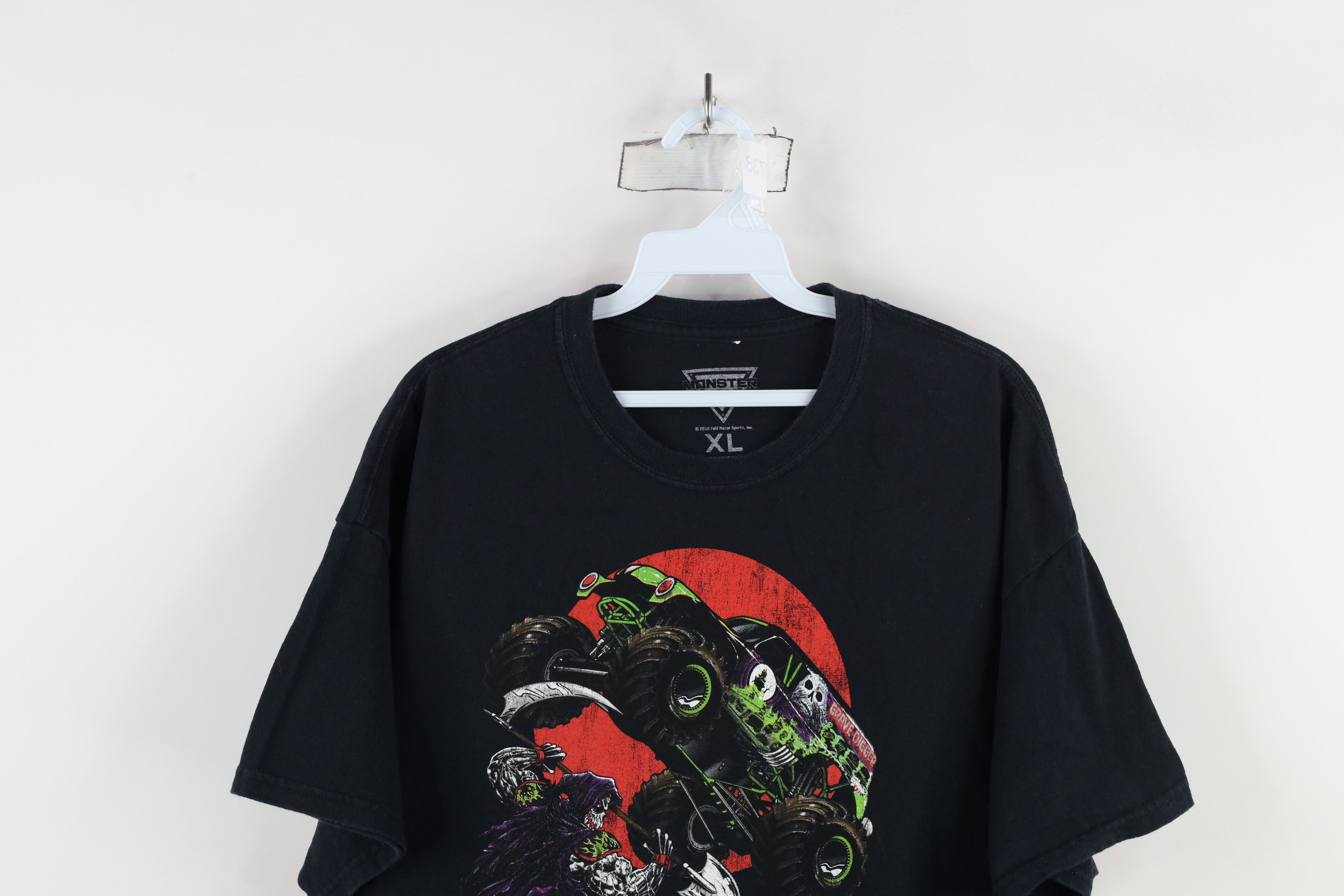 Vintage Vintage Y2K Monster Jam Grave Digger Monster Truck T-Shirt Size US XL / EU 56 / 4 - 2 Thumbnail