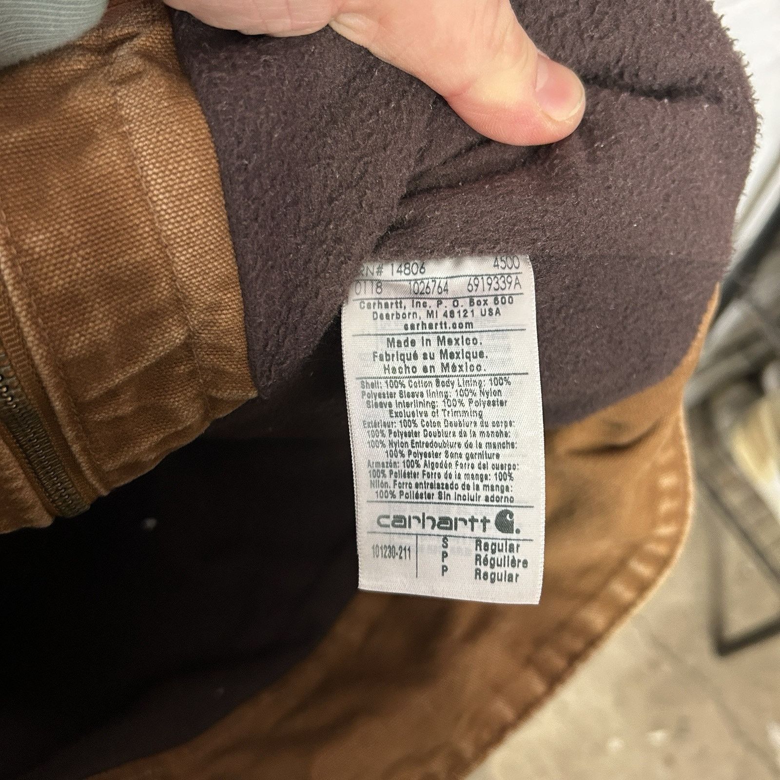 Carhartt Carhartt Berwick Fleece-Lined Canvas Jacket “Brown” Size US S / EU 44-46 / 1 - 7 Thumbnail