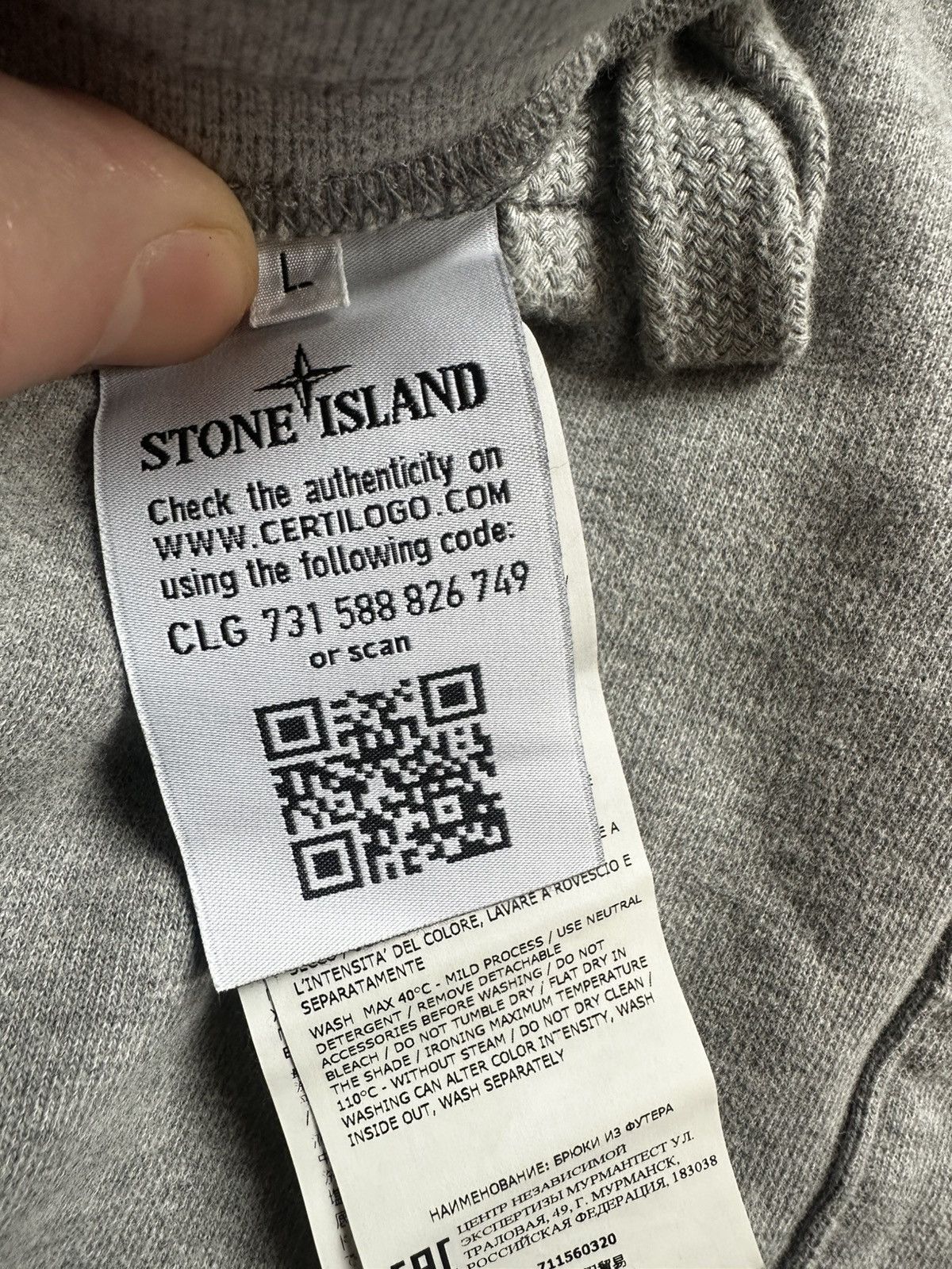 Stone Island Stone Island Cargo fleece pants Size US 33 - 4 Thumbnail