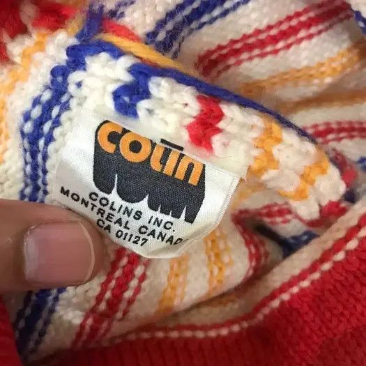 Vintage Colin Stripe Bobble Beanie Hat Size ONE SIZE - 6 Thumbnail