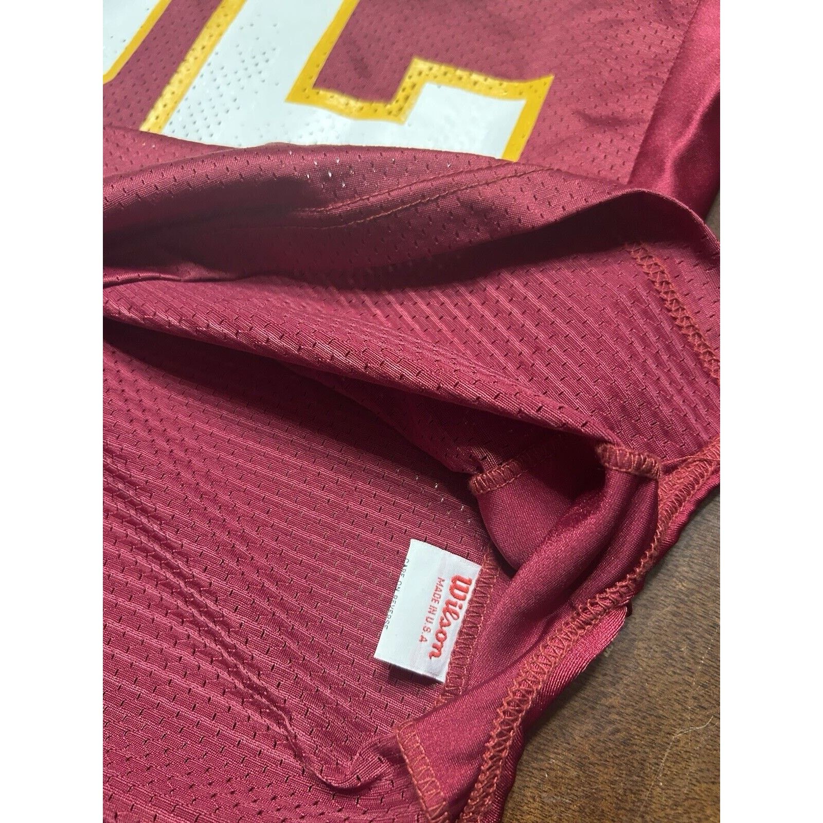 Wilson VTG 90s Michael Westbrook #82 Washington Redskins NFL Jersey Size US XL / EU 56 / 4 - 8 Thumbnail