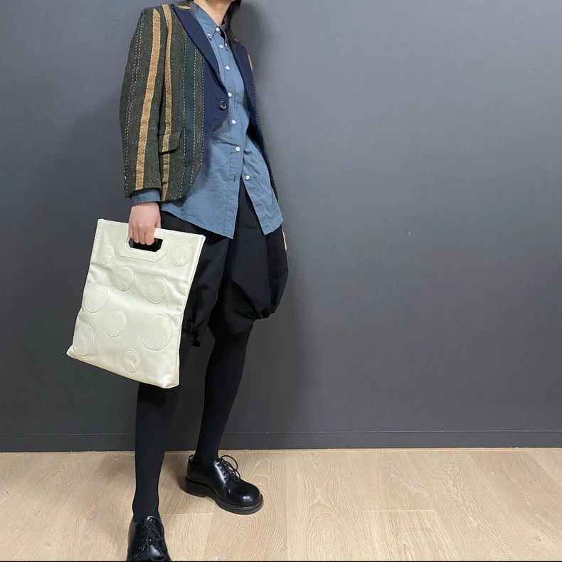 Yohji Yamamoto Yohji YamamotoPatchwork barbed wool coat Patchwork barbed w Size US S / EU 44-46 / 1 - 9 Thumbnail