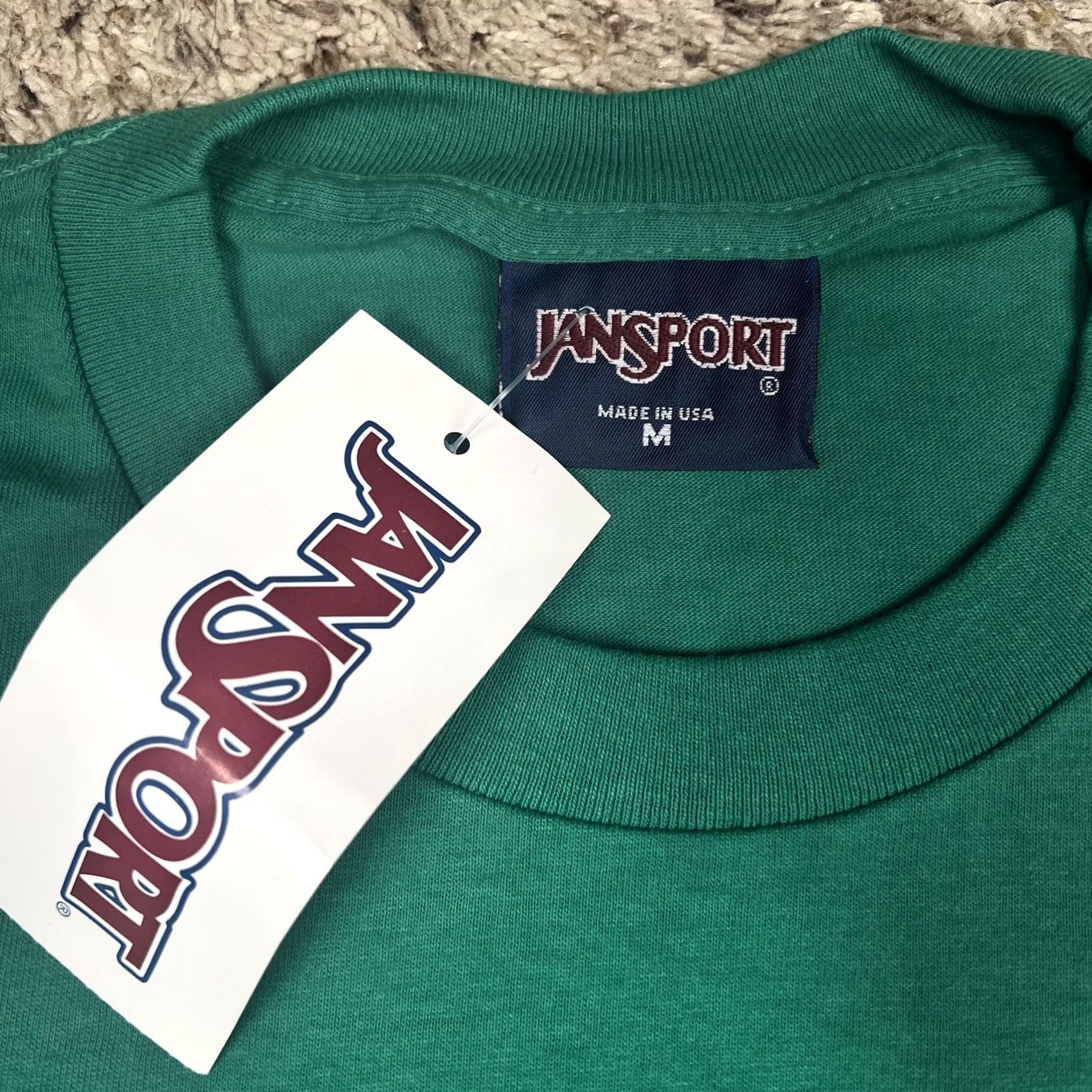 Jansport VINTAGE Jansport T-Shirt Notre Dame vs Purdue College Football Graphic Shirt M Green Mens Size US M / EU 48-50 / 2 - 2 Thumbnail
