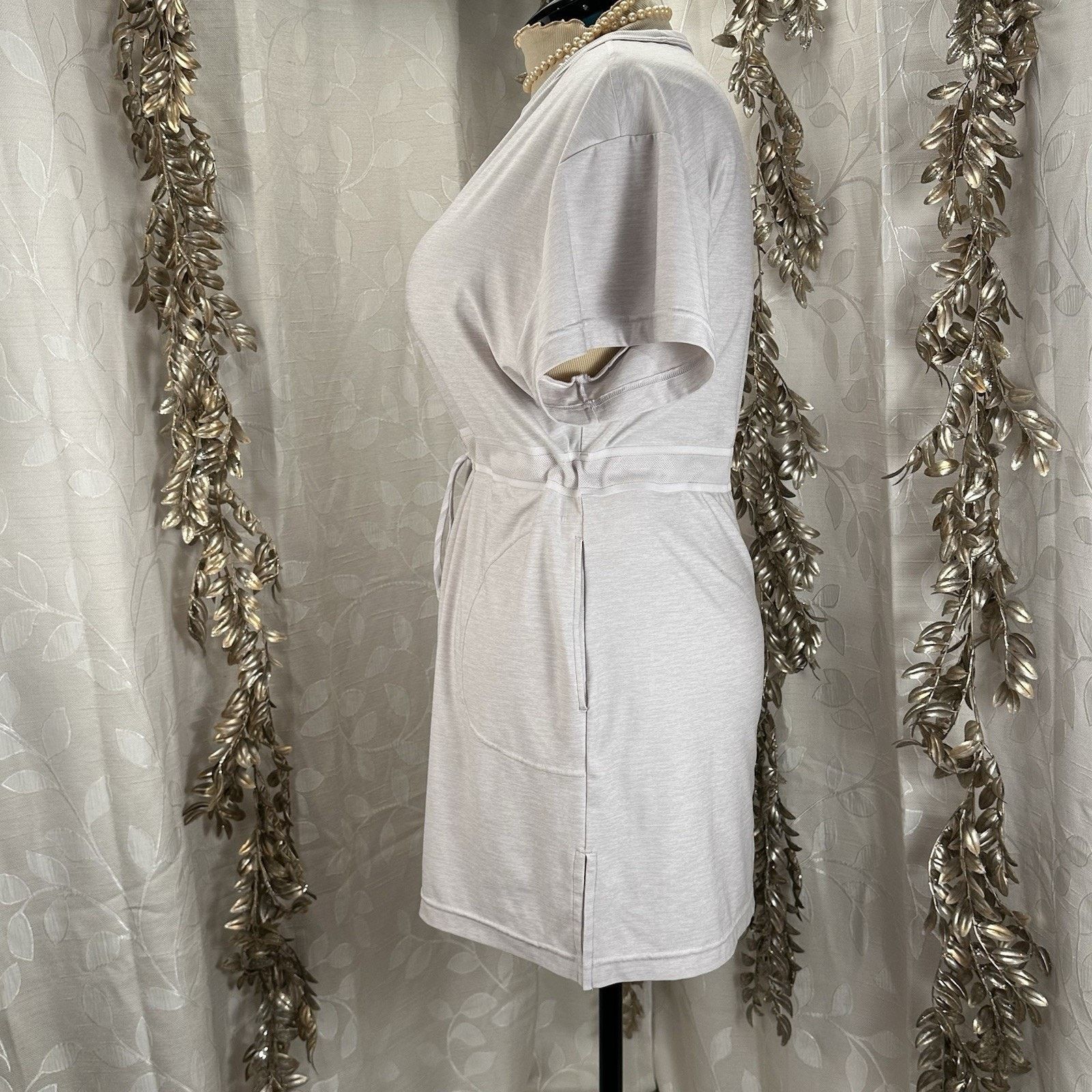Athleta Athleta Crosscurrent Cover Up Dress M Gray Lounge Travel Size M / US 6-8 / IT 42-44 - 4 Thumbnail
