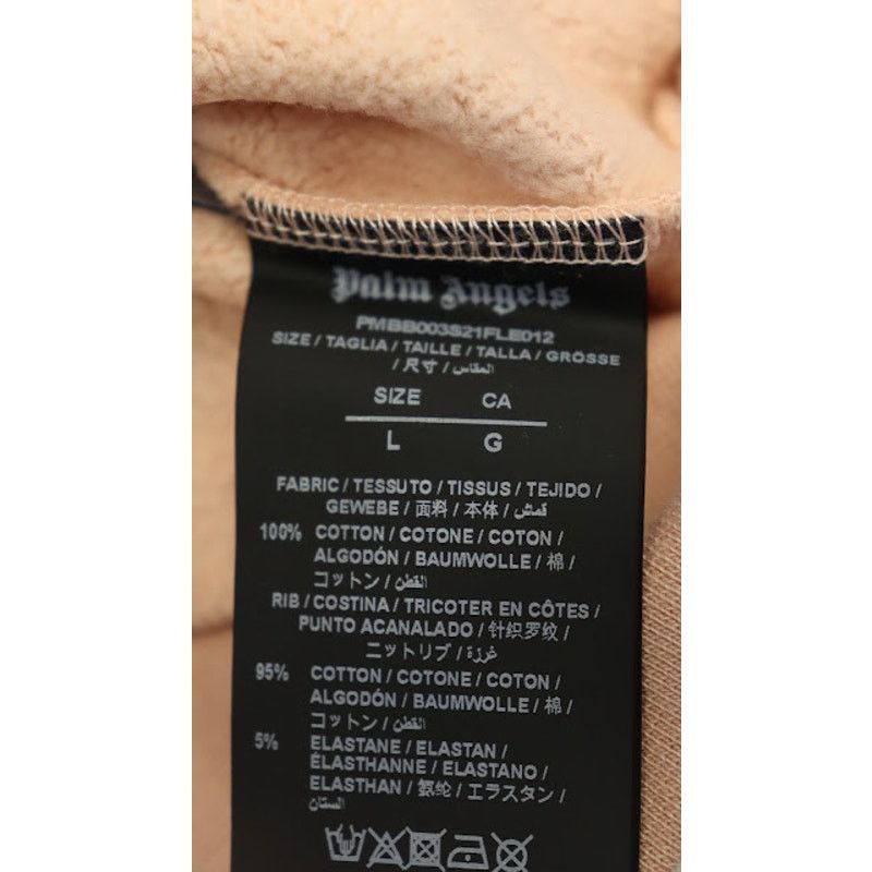 Palm Angels o1rshd1 Ibiza Sprayed Hoody Hoodie in Salmon Pink Size US L / EU 52-54 / 3 - 11 Thumbnail