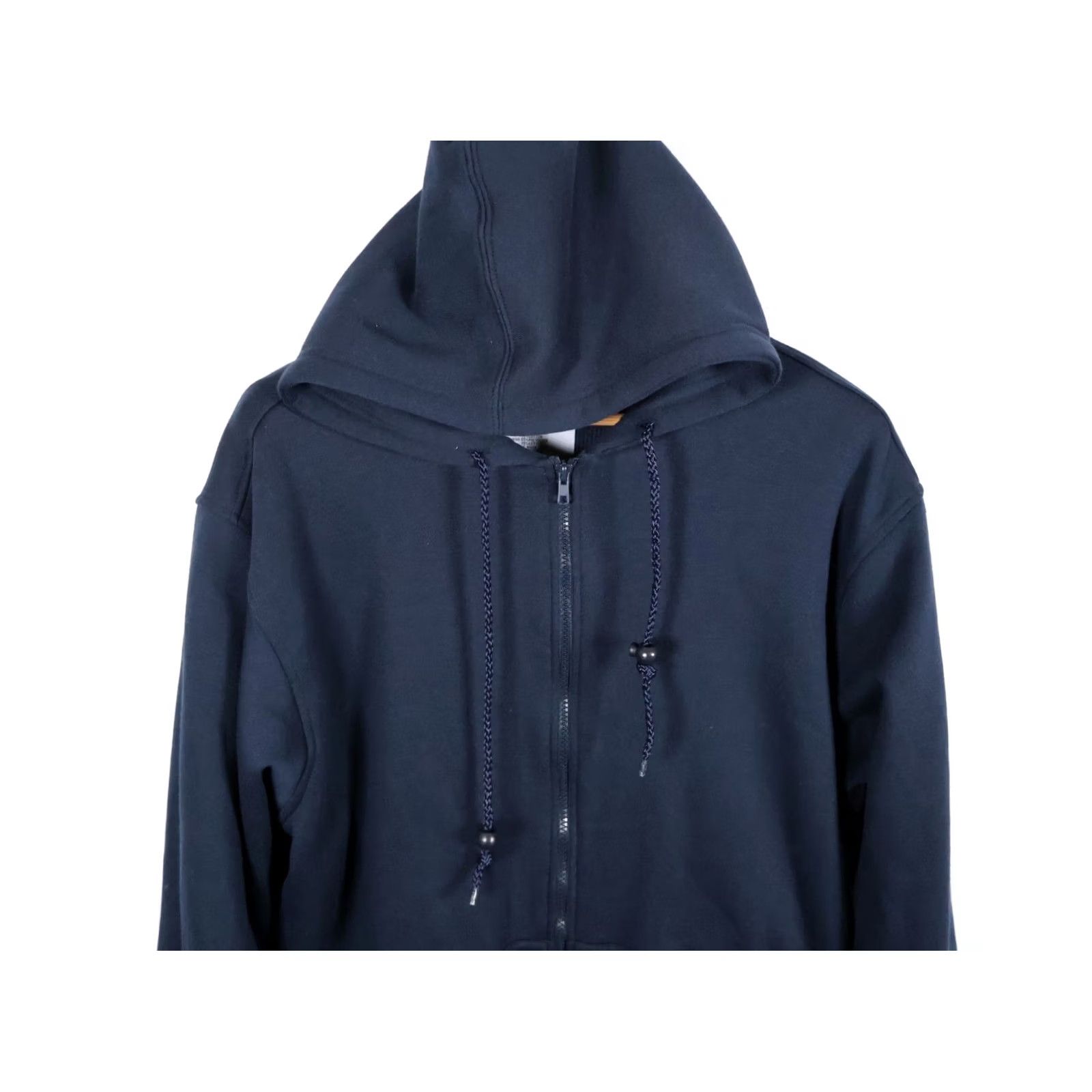 Vintage Old Mill Men's Medium Blue Thermal Lined Zip Hoodie Sweatshirt Size US M / EU 48-50 / 2 - 4 Thumbnail