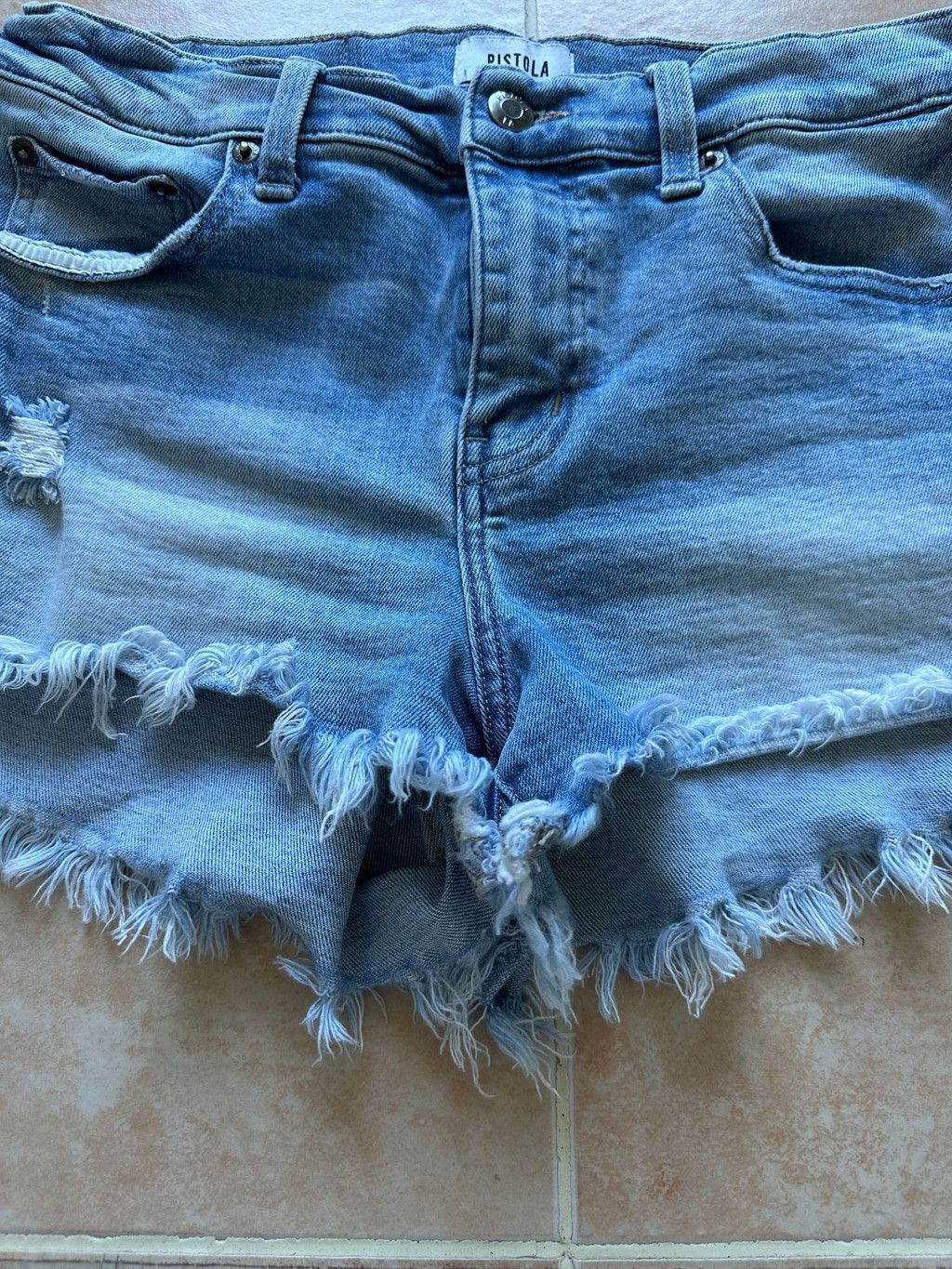 Pistola Pistola Women's Denim Shorts Blue Size 27 Size 27" / US 4 / IT 40 - 3 Thumbnail