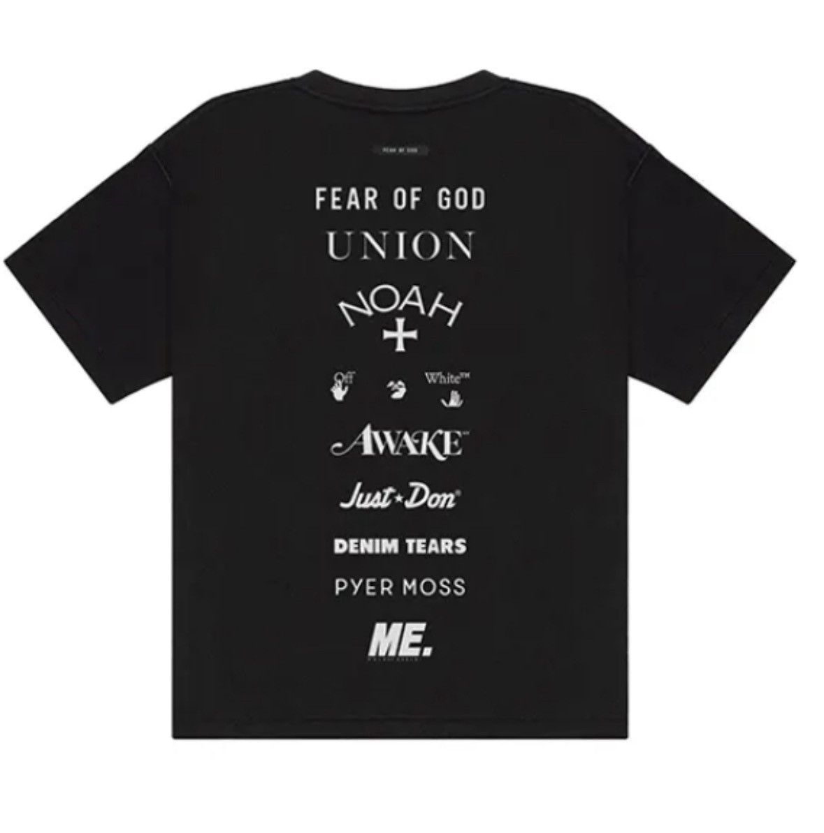 Fear of God Fear of God x Just Don x off white GF George Floyd tee sz L Size US L / EU 52-54 / 3 - 2 Thumbnail