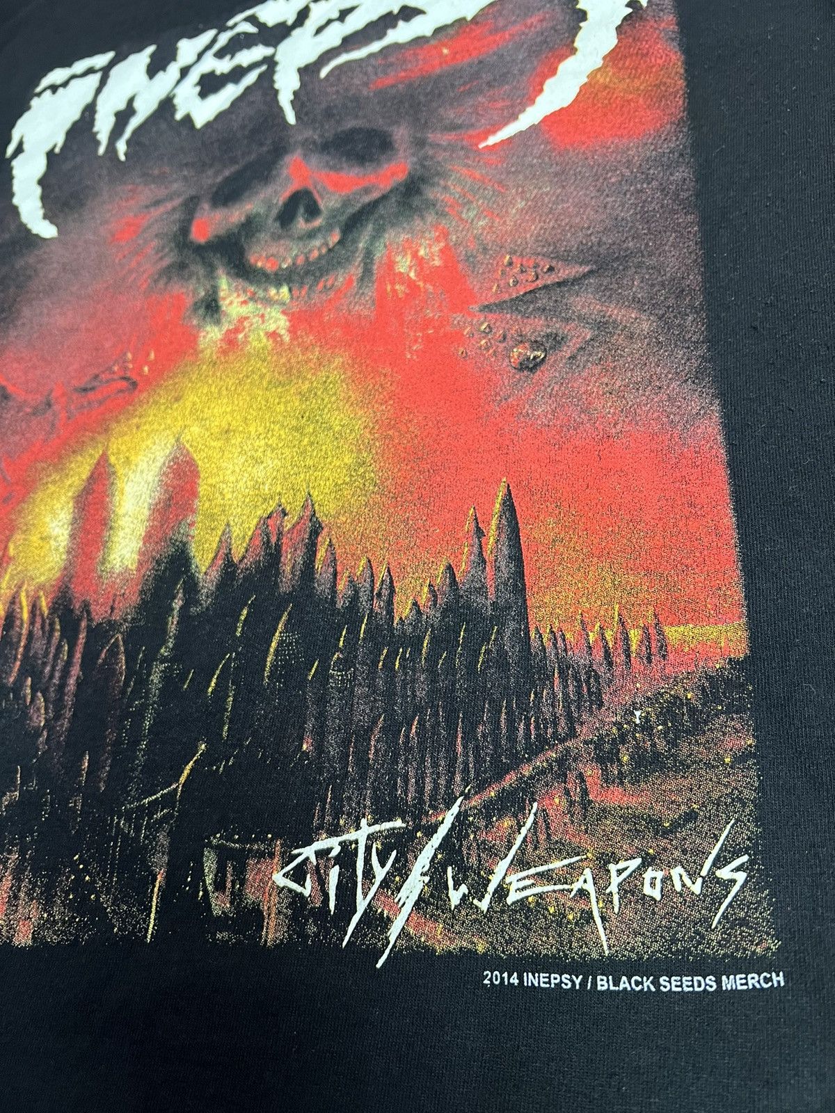 Band Tees Inepsy Canadian Punk Metal Band Official Merch Very Rare Size US M / EU 48-50 / 2 - 6 Thumbnail