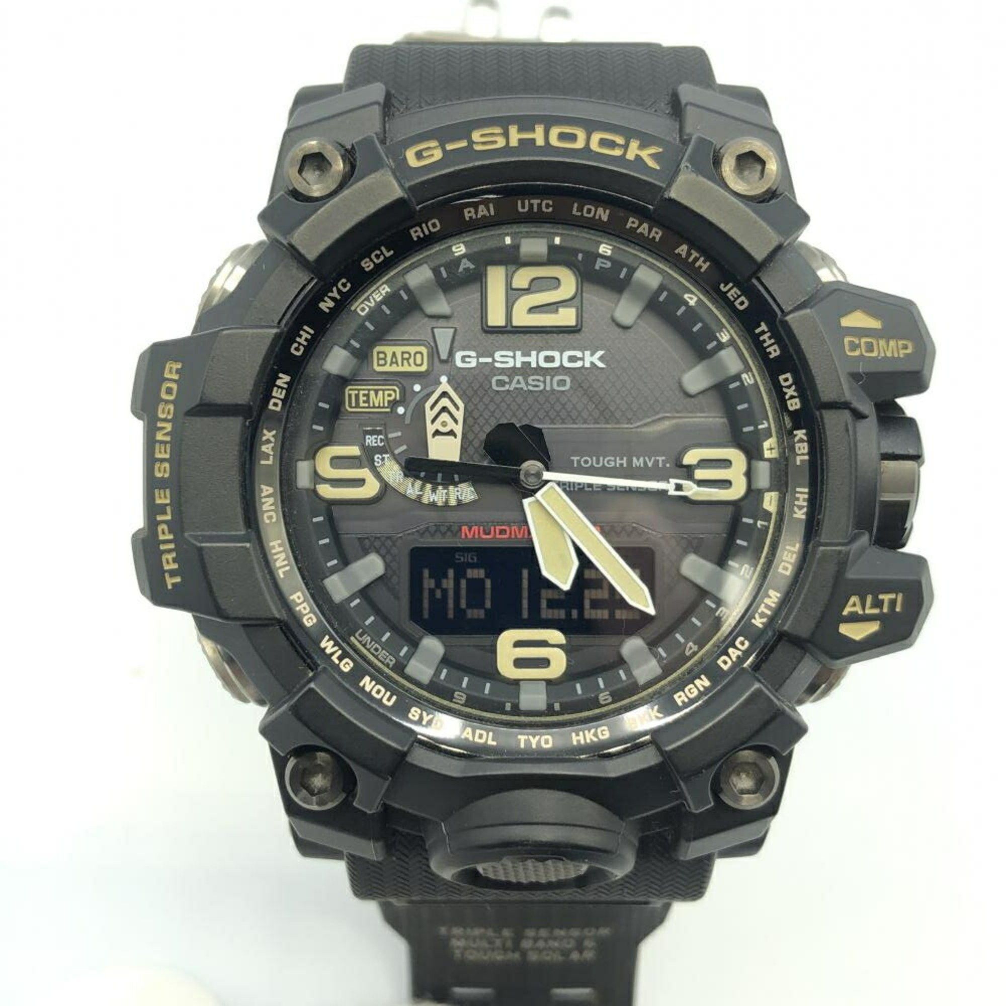 image of Casio G-Shock Watch Gwg-1000-1Ajf Tough Solar G-Shock Mud Master Black, Women's