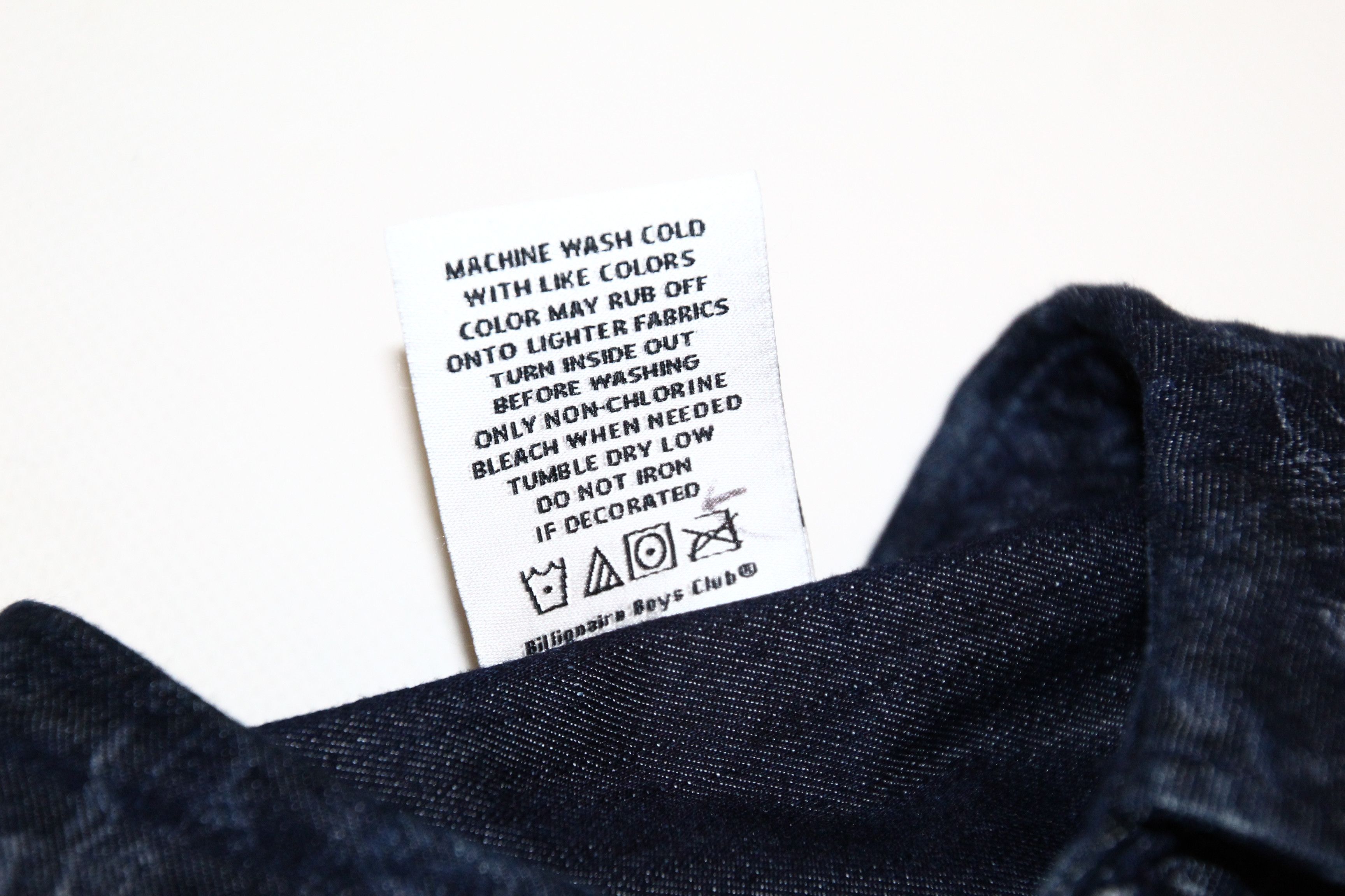 Billionaire Boys Club Billionaire Boys Club monogram raw denim s/s baggy shirt Size US M / EU 48-50 / 2 - 7 Thumbnail