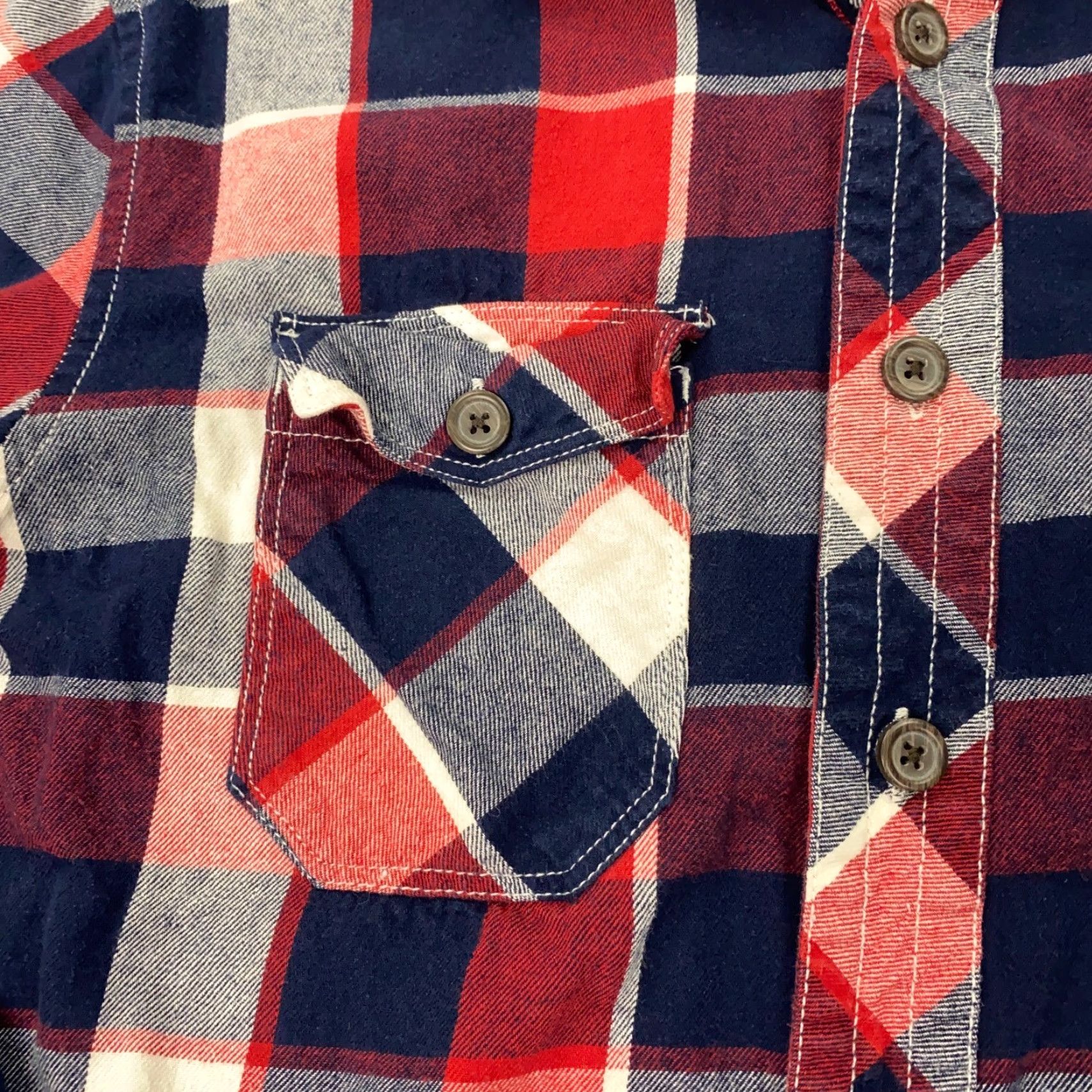 CO VINTAGE Roebuck & Co Flannel Shirt Mens S Blue Red White Plaid Elbow Patches Shirt Mens Small Blue Red White Plaid Elbow Patches Size US S / EU 44-46 / 1 - 3 Thumbnail
