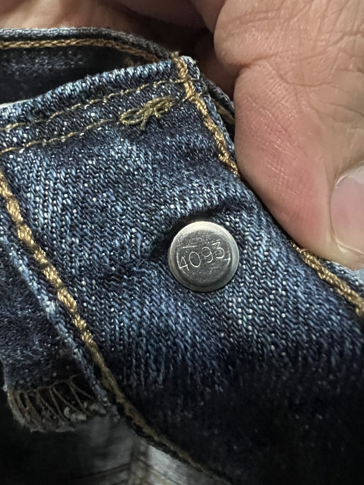Levi's × Levi's Vintage Clothing 💥Rare 90’s style Levis 501 Kurt Corbain Distress Washed Jean Size US 31 - 10 Thumbnail