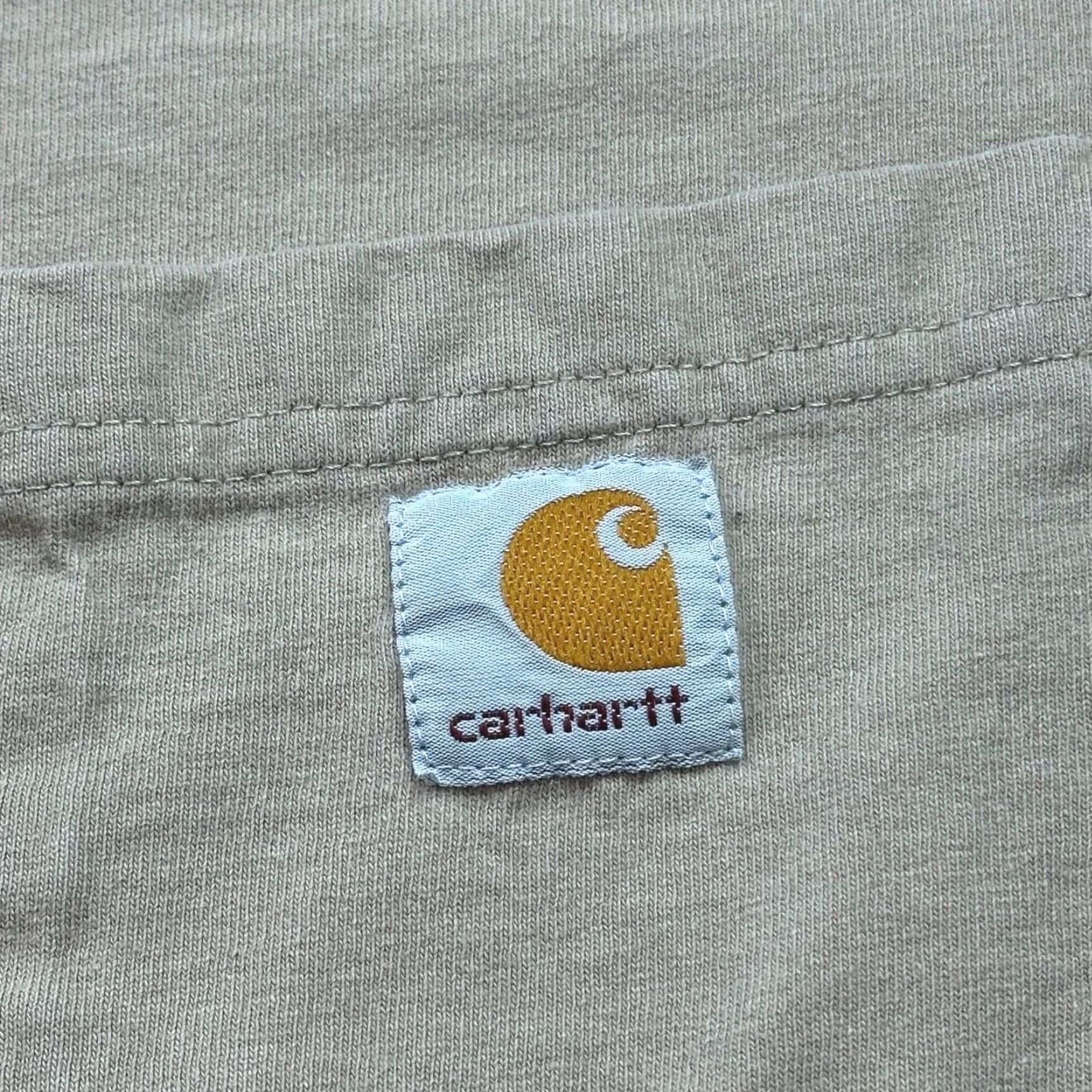 Carhartt Carhartt Shirt Mens XL Desert Tan Original Fit Pocket Tee Work Wear Size US XL / EU 56 / 4 - 2 Thumbnail