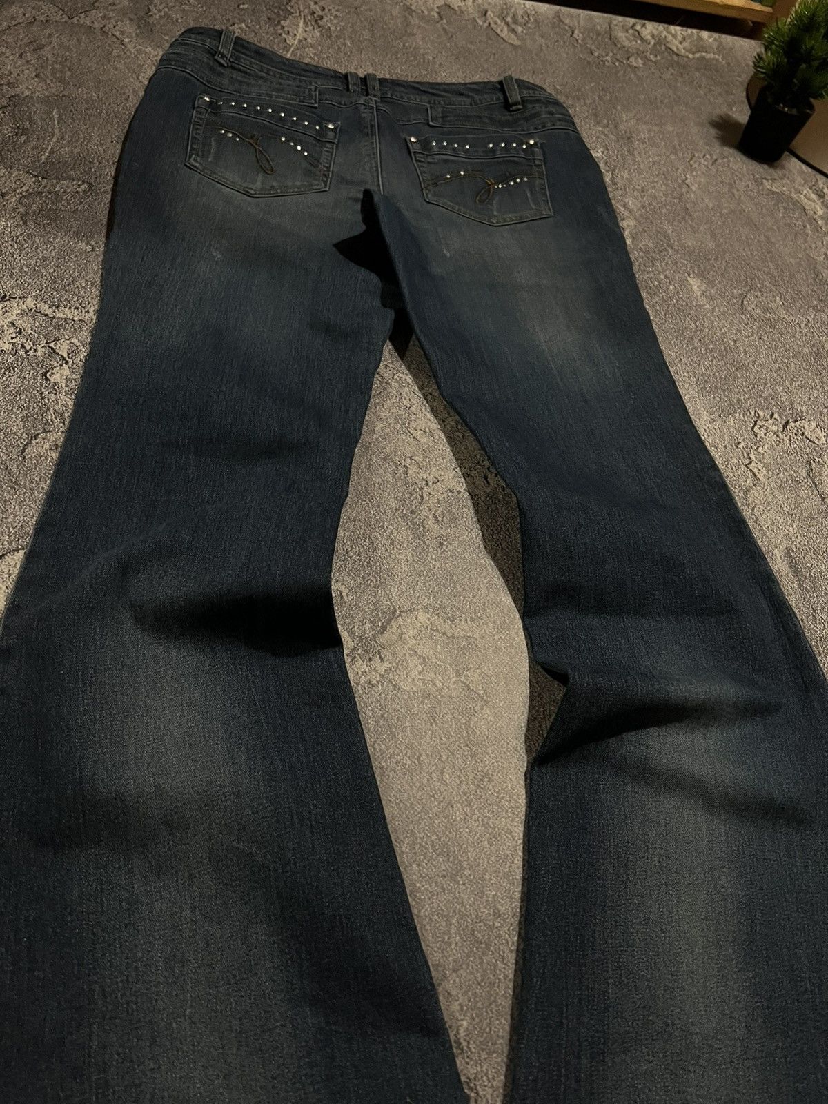 Japanese Brand RARE Number Nine Style / Glamour Flared Y2K With Glitter Size US 32 / EU 48 - 6 Thumbnail