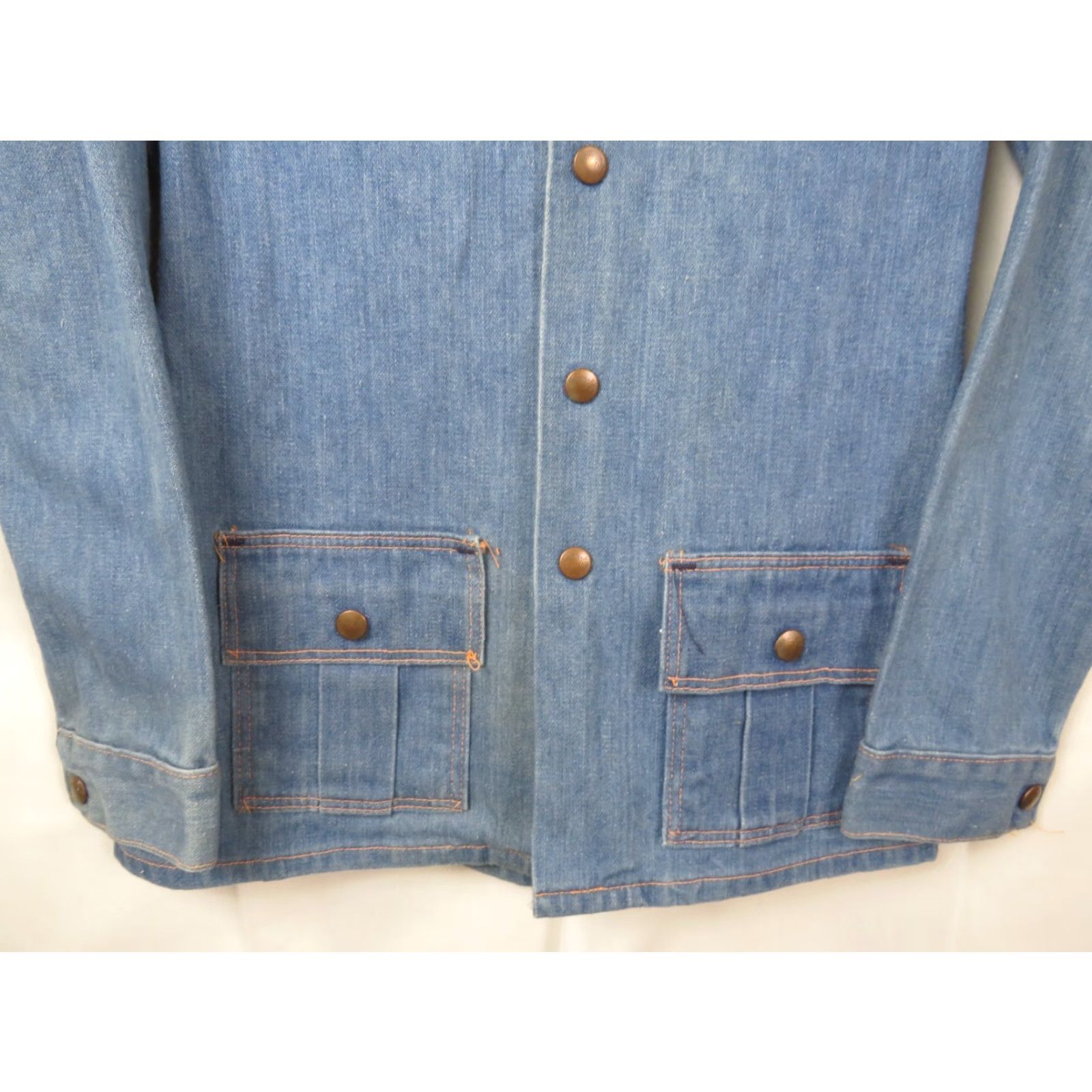 Wrangler VINTAGE Wrangler Denim Western Blazer Jacket M Women Blue 70's Western Floral? Size M / US 6-8 / IT 42-44 - 2 Thumbnail