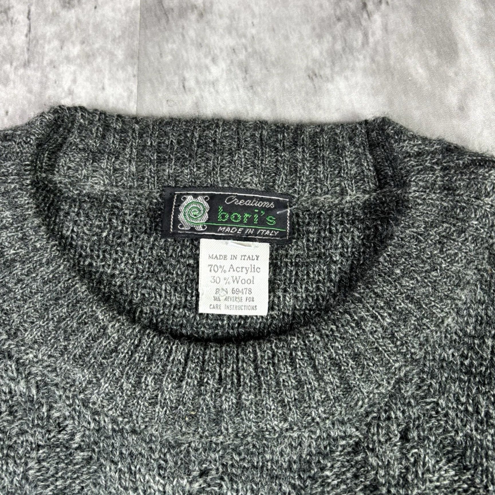 American Eagle Outfitters VINTAGE American Eagle Outfitters Sweater Striped Pattern Wool Knit Crew Neck Green Heavyweight M Adults Medium 1990s Mens Size US M / EU 48-50 / 2 - 5 Thumbnail