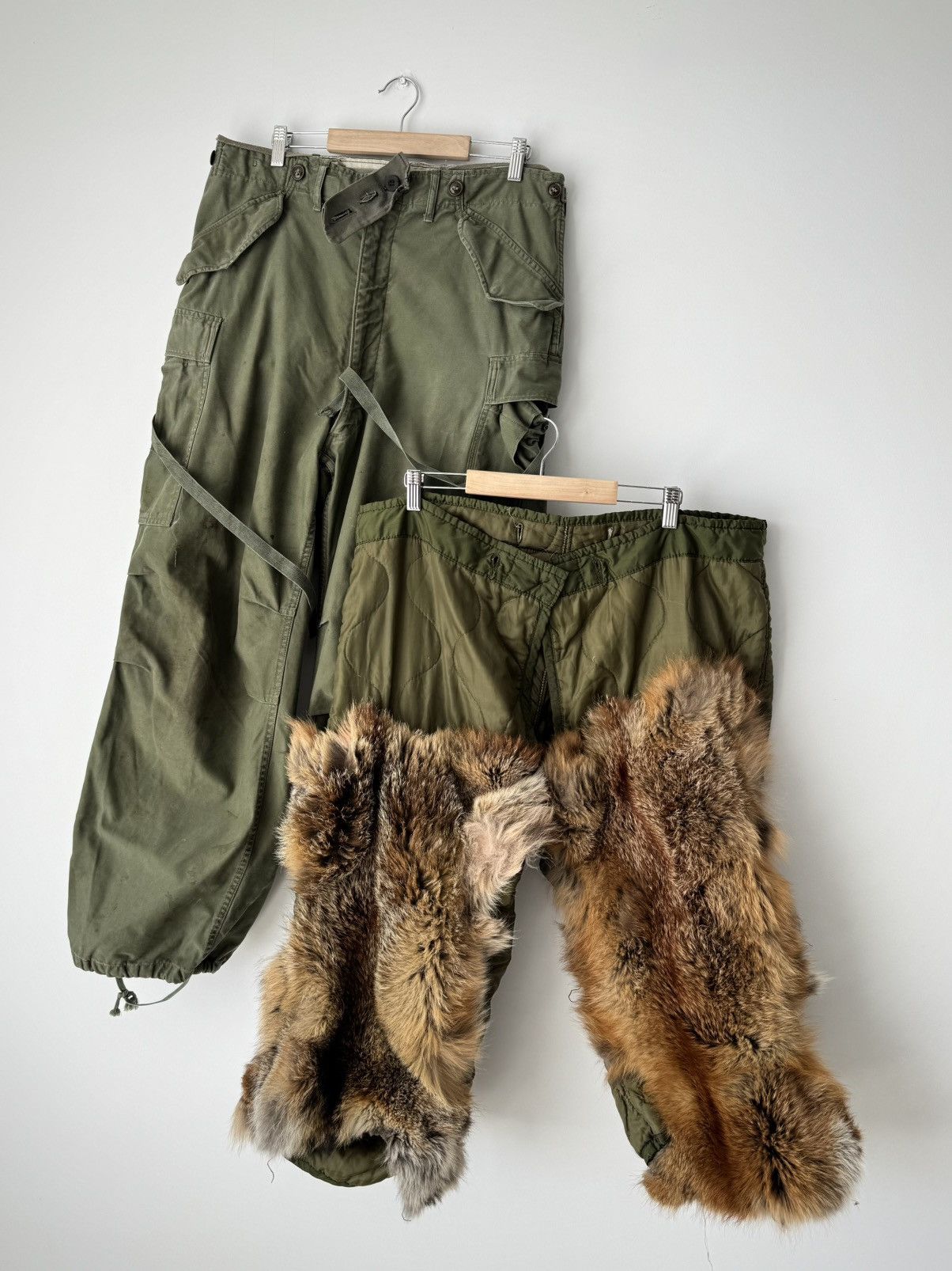 Japanese Brand Original US Army M51 Korean War Era Field Pants With Lined Size US 34 / EU 50 - 4 Thumbnail