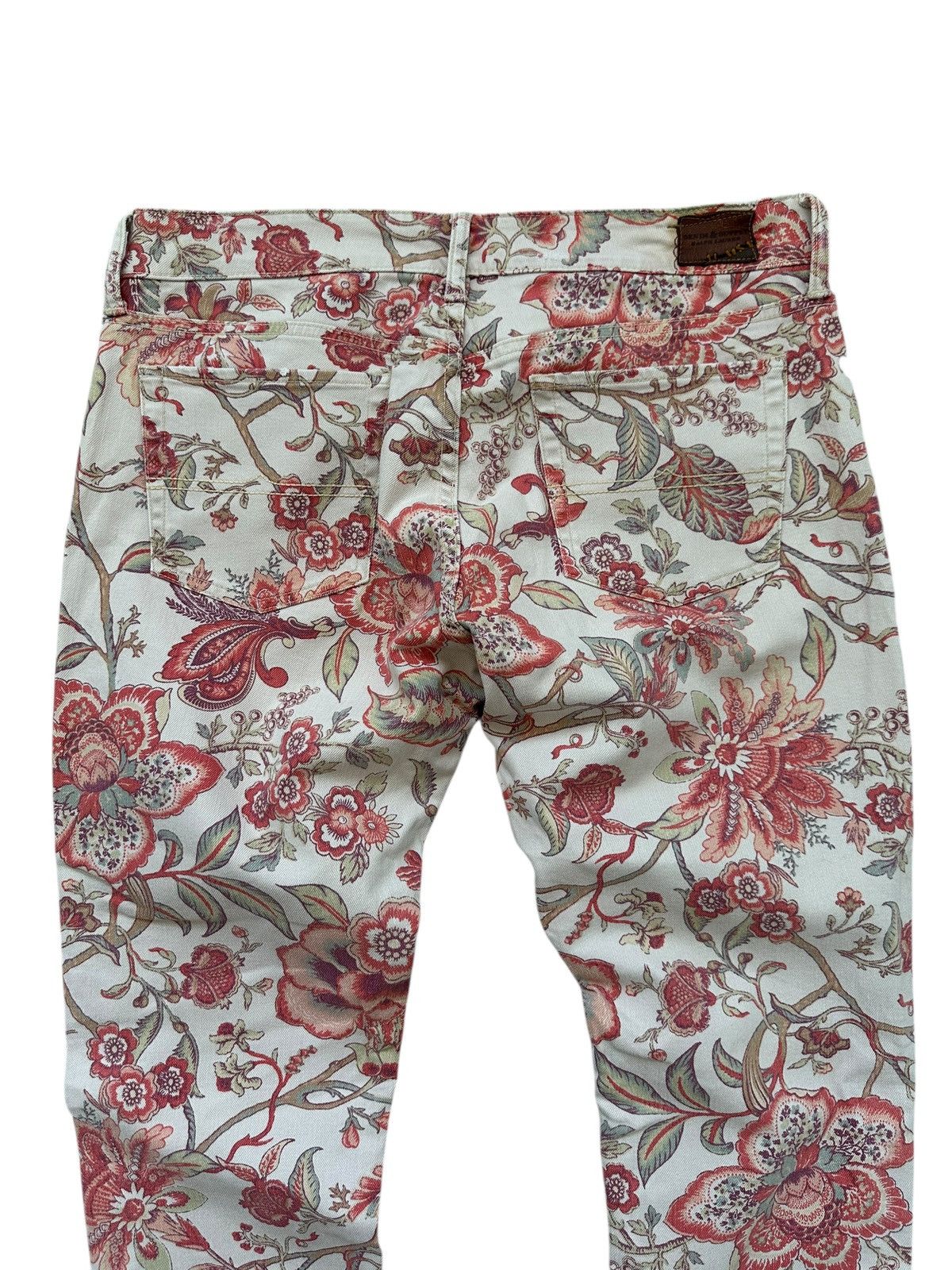 Denim & Supply Ralph Lauren Denim & Supply Ralph Lauren Floral Flowers Skinny Jeans Size 31" - 8 Thumbnail