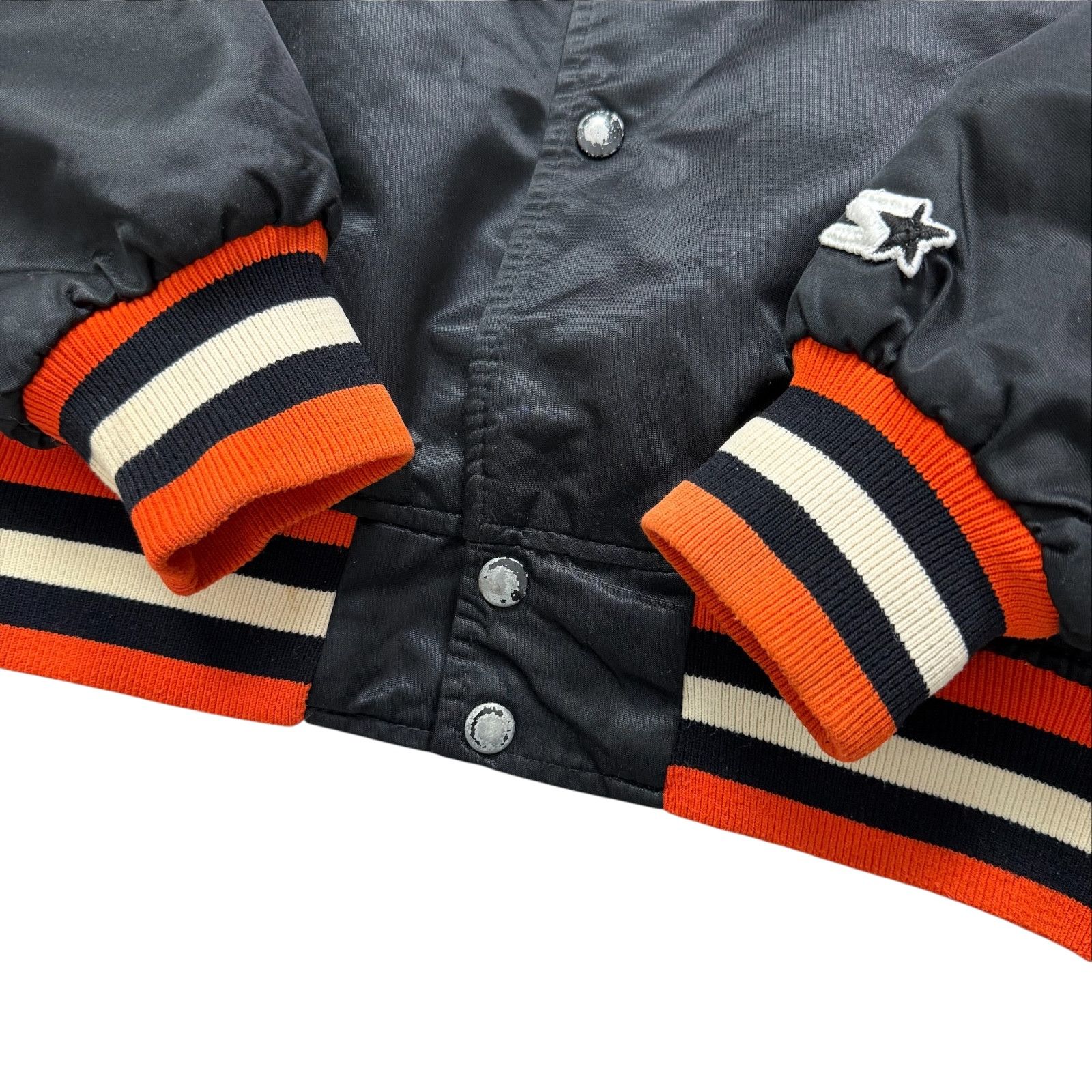NHL VTG 90s PHILADELPHIA FLYERS STARTER SATIN JACKET BOMBER Size US XL / EU 56 / 4 - 4 Thumbnail
