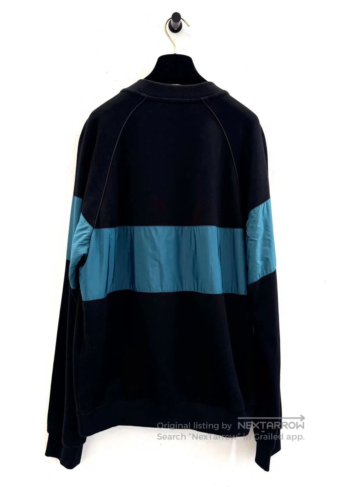 Prada Prada Men's Black Light Blue Sweatshirt. Size US L / EU 52-54 / 3 - 2 Thumbnail