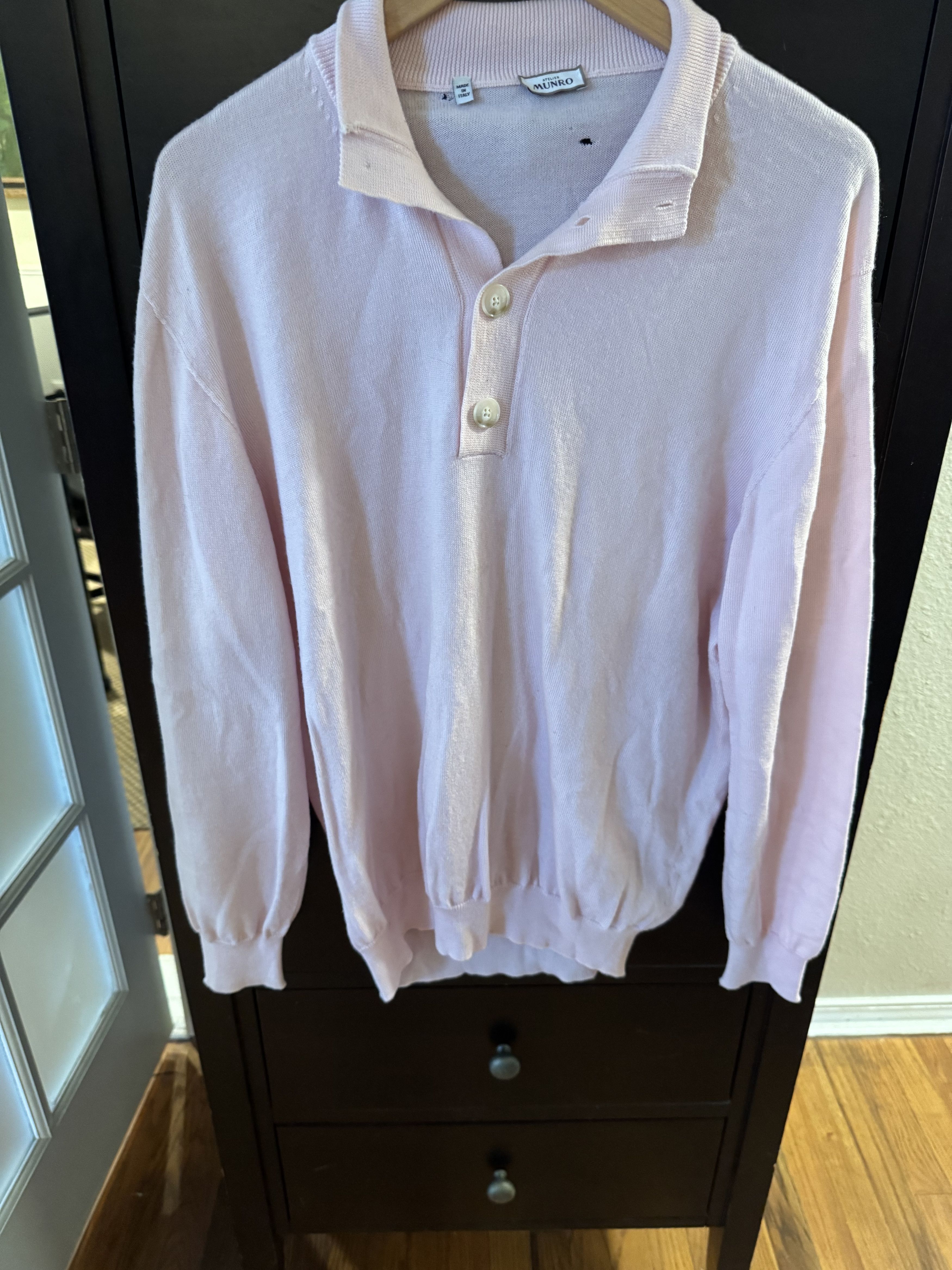 Other Munro Pink Cashmere Sweater. Gently Used. Size US L / EU 52-54 / 3 - 1 Thumbnail