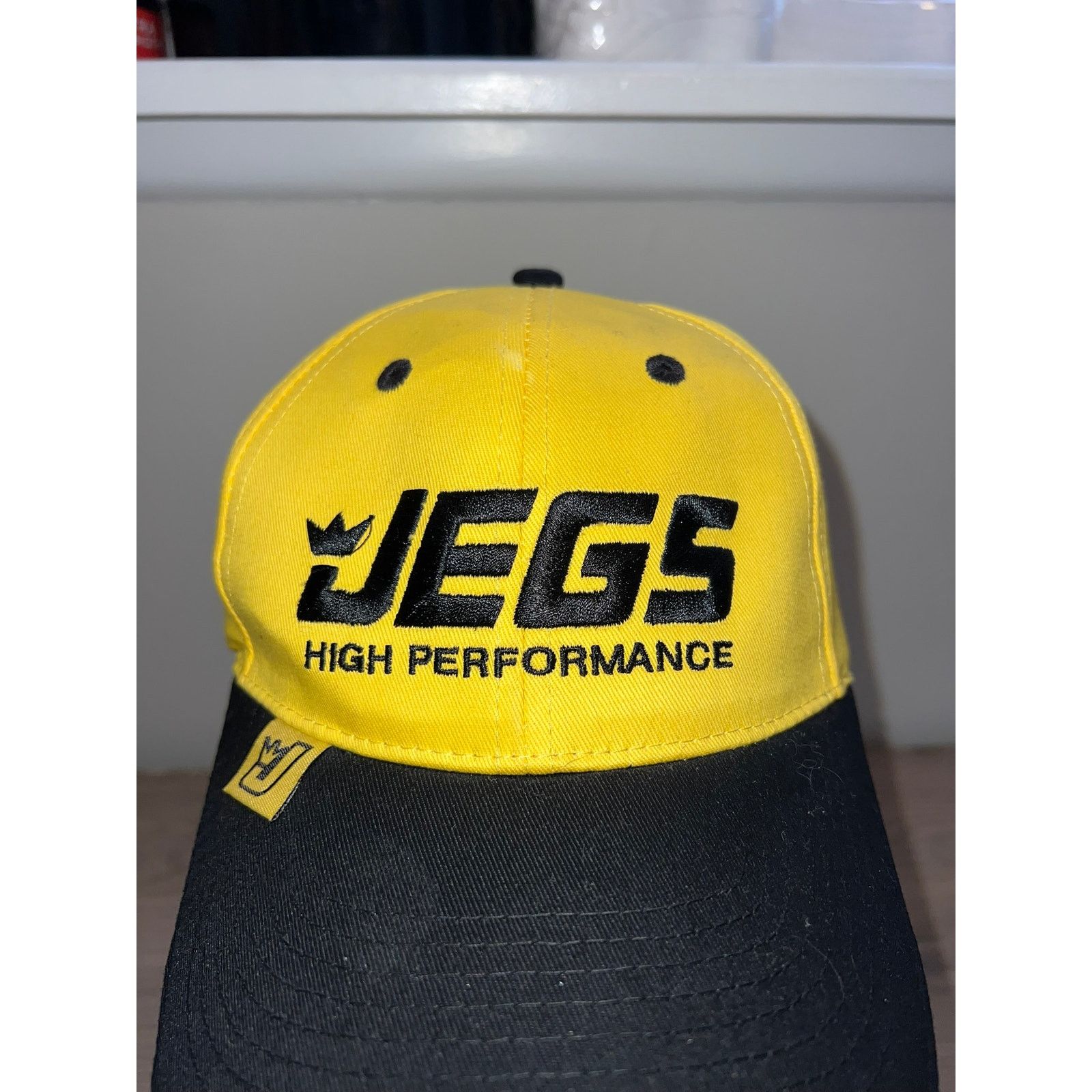 Vintage Vintage Jegs Hat High performance Cap Headwear Yellow OS Size ONE SIZE - 2 Thumbnail