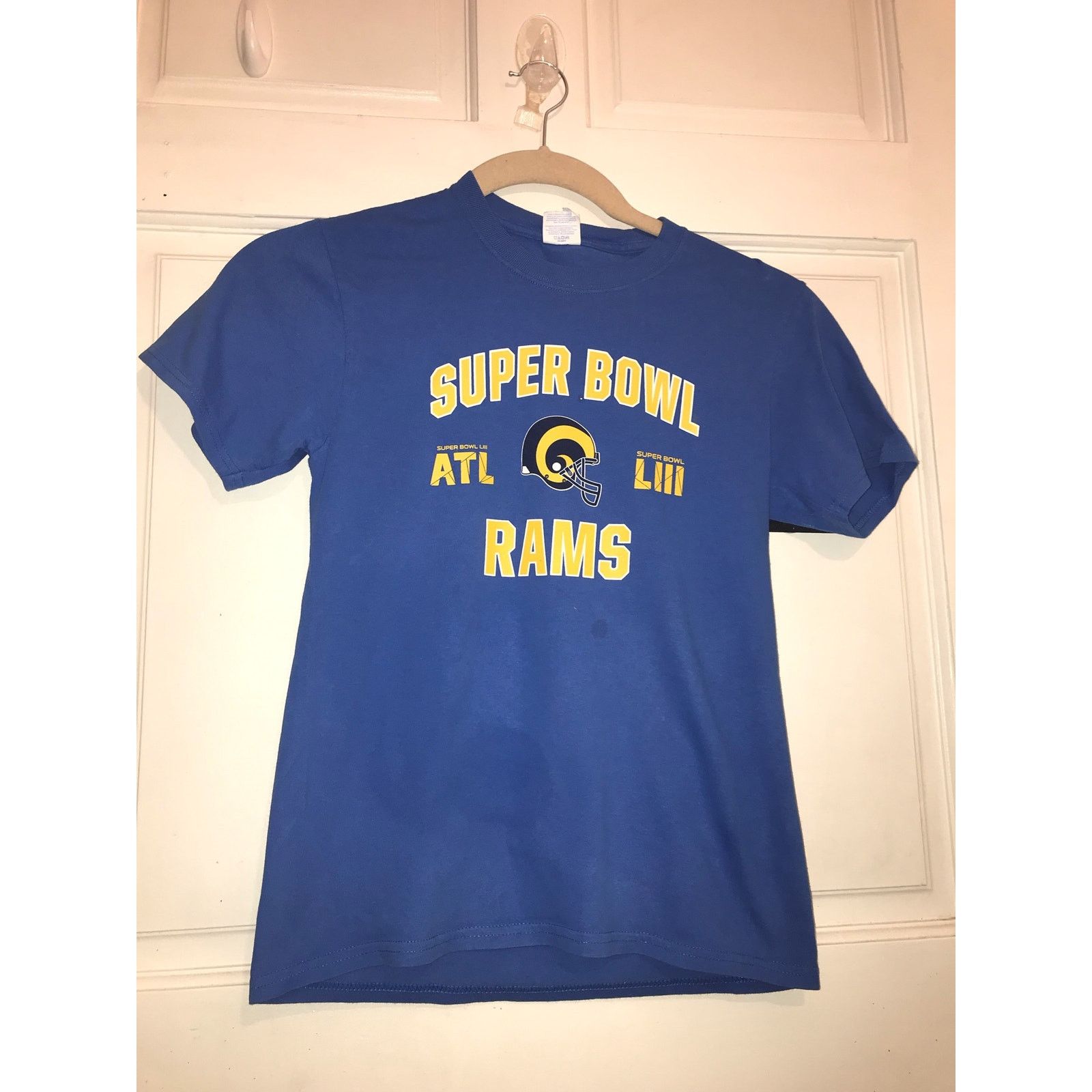 Port Authority NFL Superbowl Rams T-Shirt Men's S Short Sleeve With Graphic Size US S / EU 44-46 / 1 - 1 Thumbnail