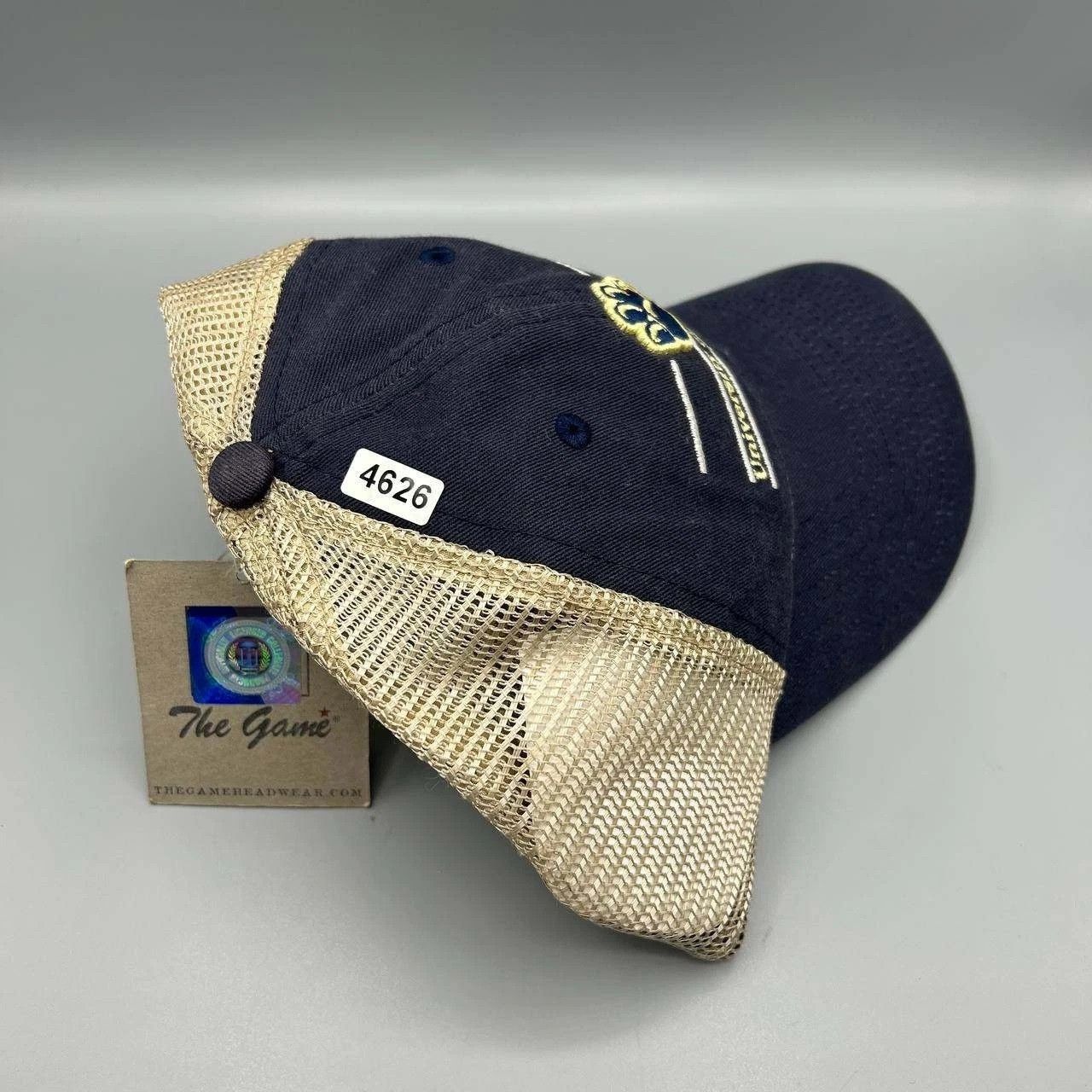 The Game Vintage University of Pittsburgh Trucker Hat Men Snap Back Size ONE SIZE - 8 Thumbnail