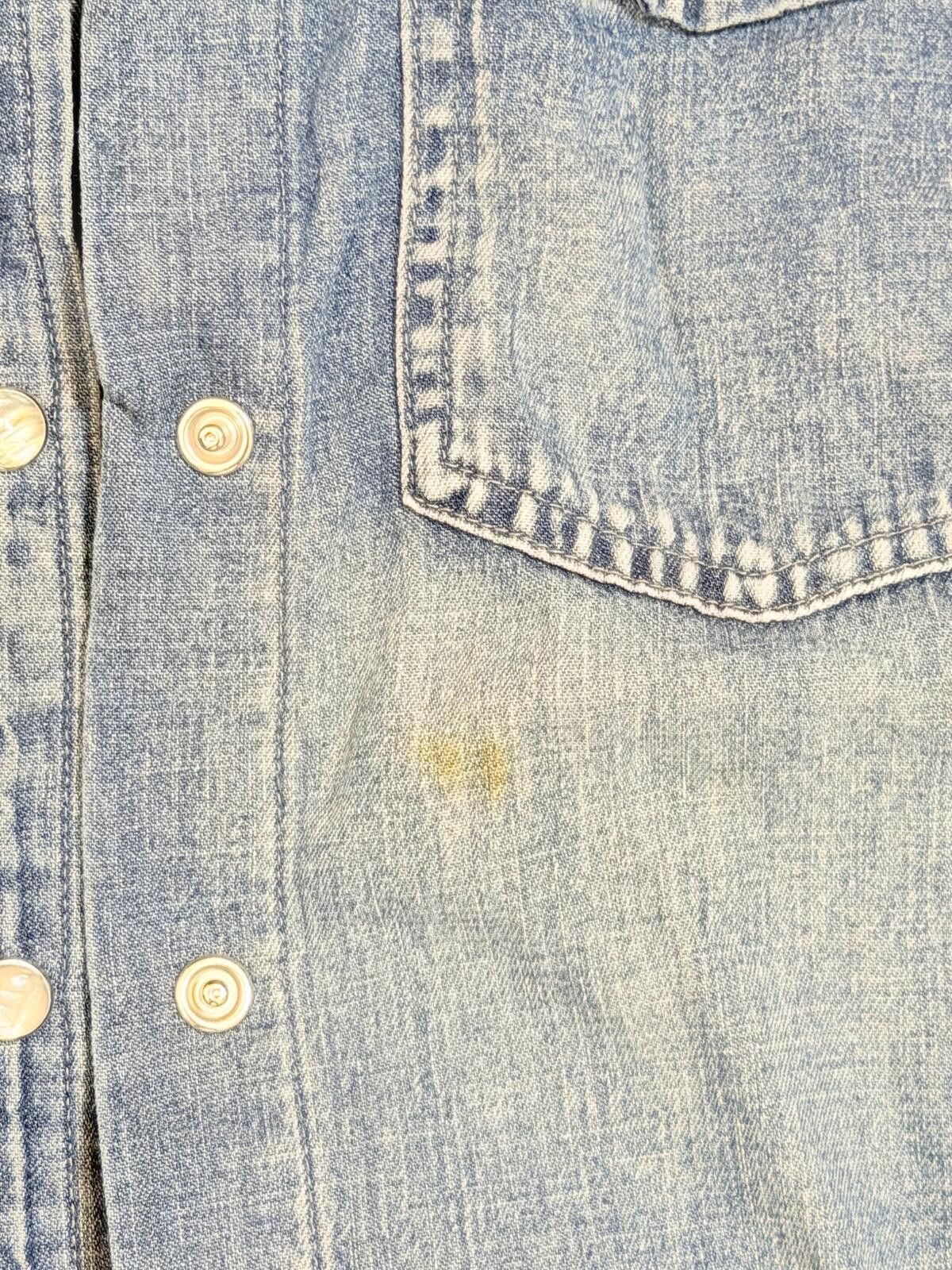 J.Crew J.Crew Embroidered Chambray Western Shirt Size 0 Women's XS Size XS / US 0-2 / IT 36-38 - 3 Thumbnail
