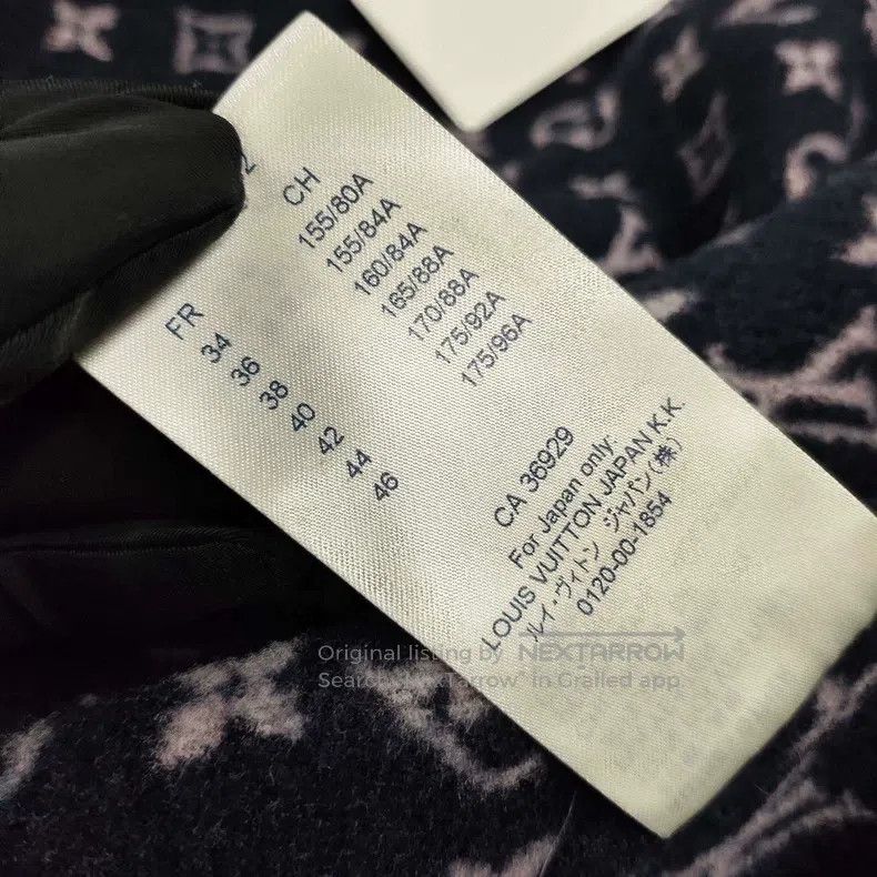 Louis Vuitton Louis Vuitton Wool print coat Size S / US 4 / IT 40 - 8 Thumbnail