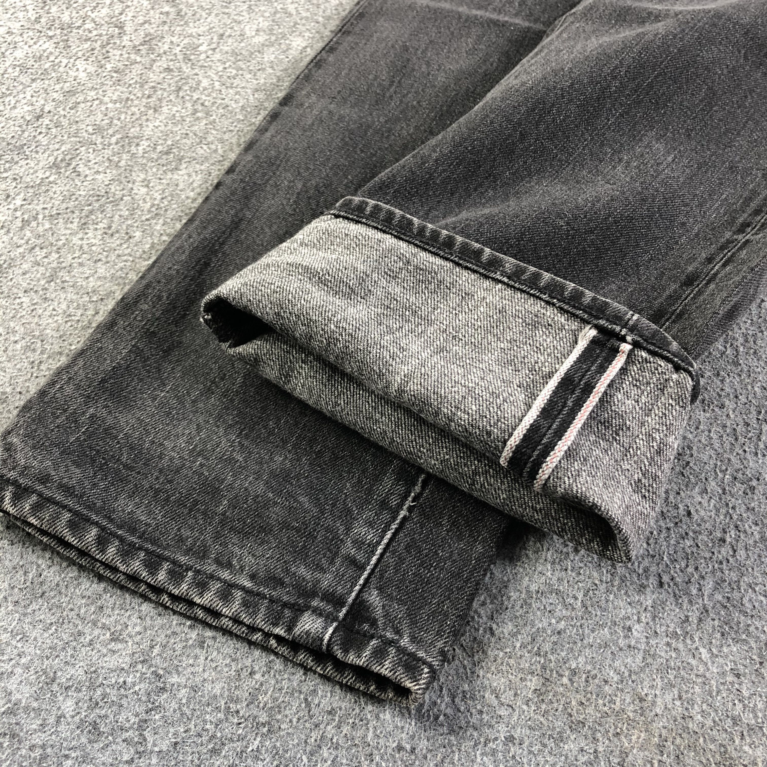 Japanese Brand Uniqlo Redline Jeans Faded Black Denim -J2800 Size US 32 / EU 48 - 5 Thumbnail