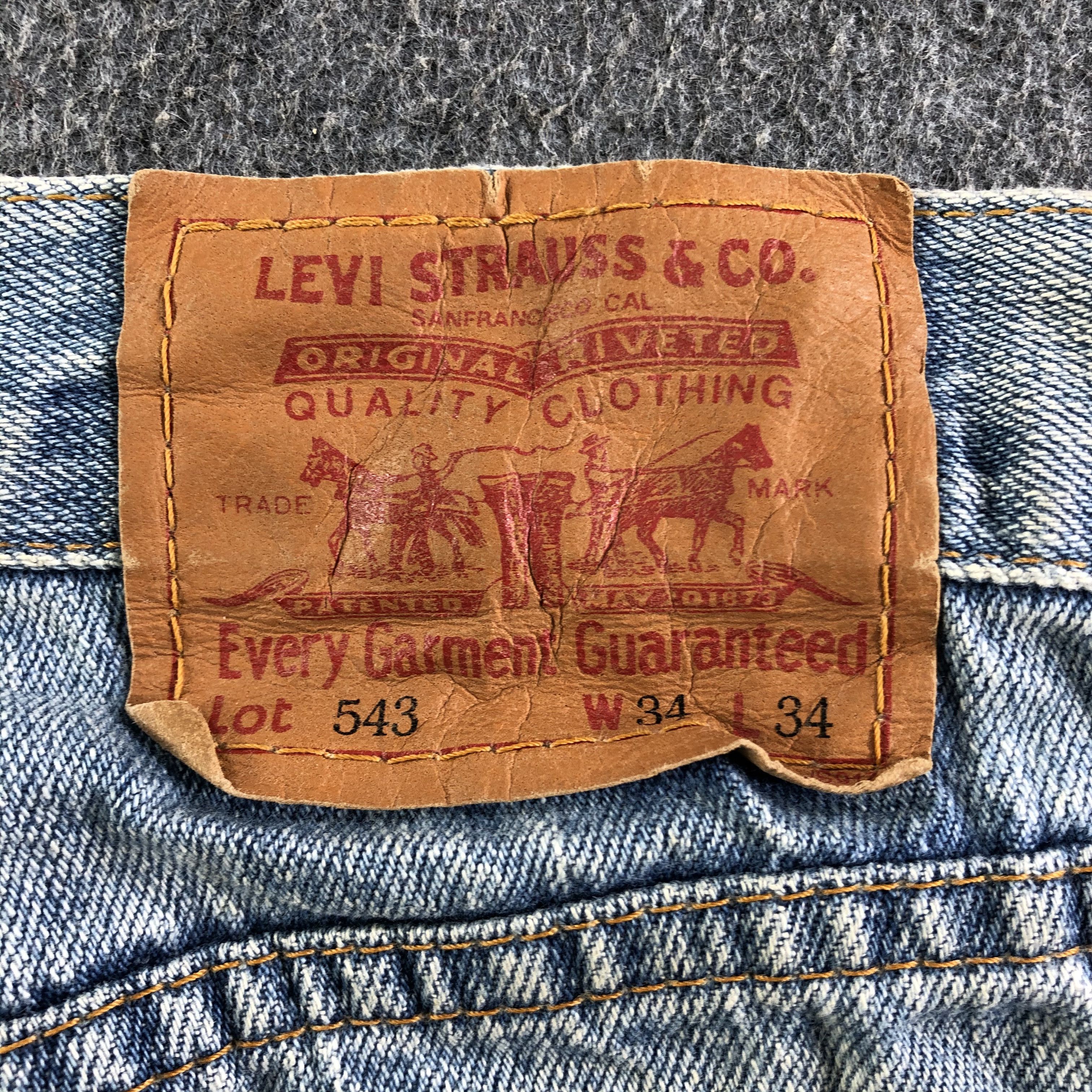 Levi's Vintage Light Wash Levis 543 Jeans-J3601 Size US 34 / EU 50 - 5 Thumbnail
