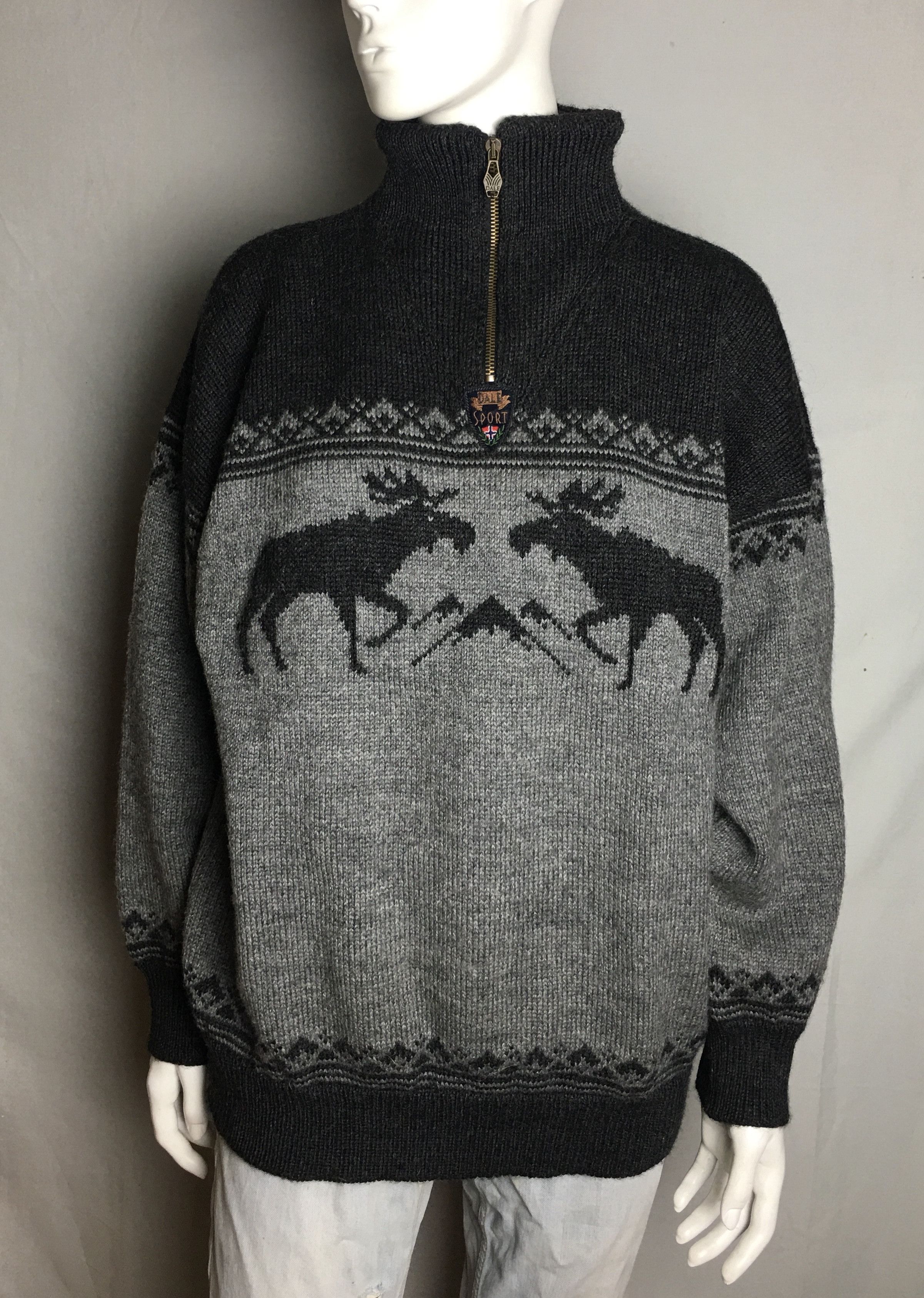 Dale Of Norway Dale of Norway Country Moose Vintage Wool Ski Sweater Mens L Size US L / EU 52-54 / 3 - 1 Thumbnail