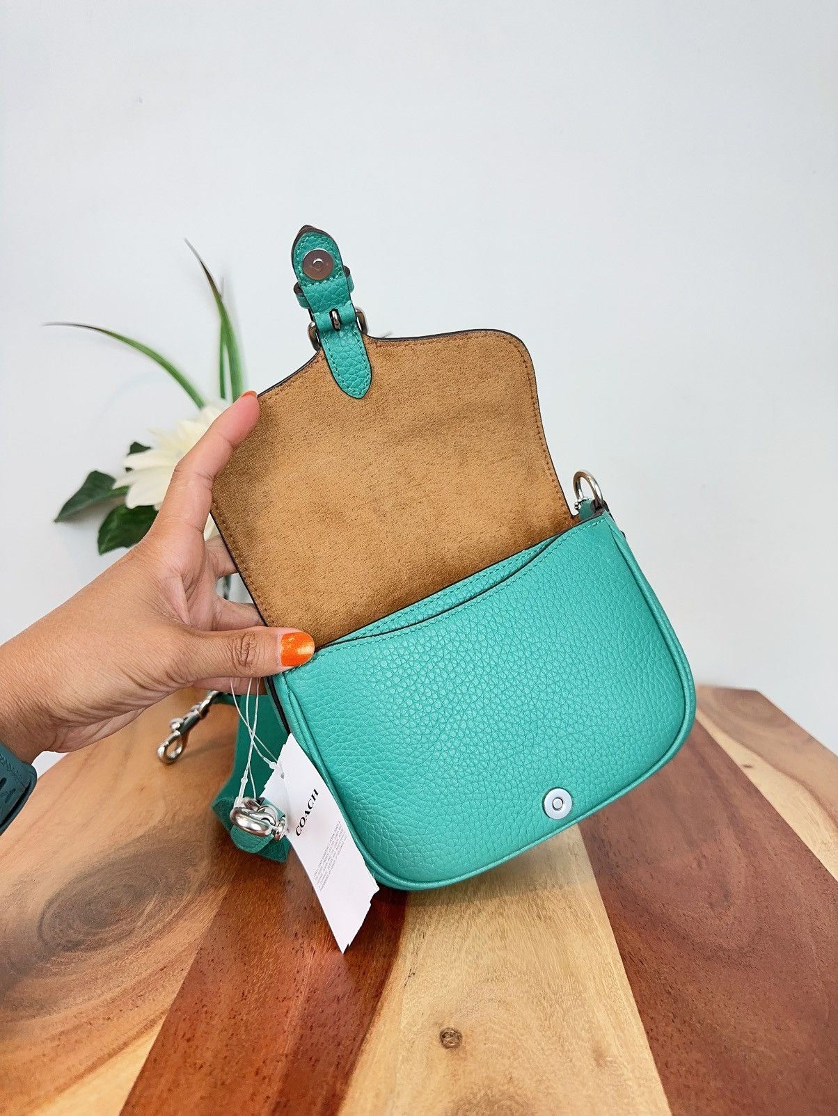 Coach NWT Coach Amelia Small Saddle Bag Size ONE SIZE - 6 Thumbnail